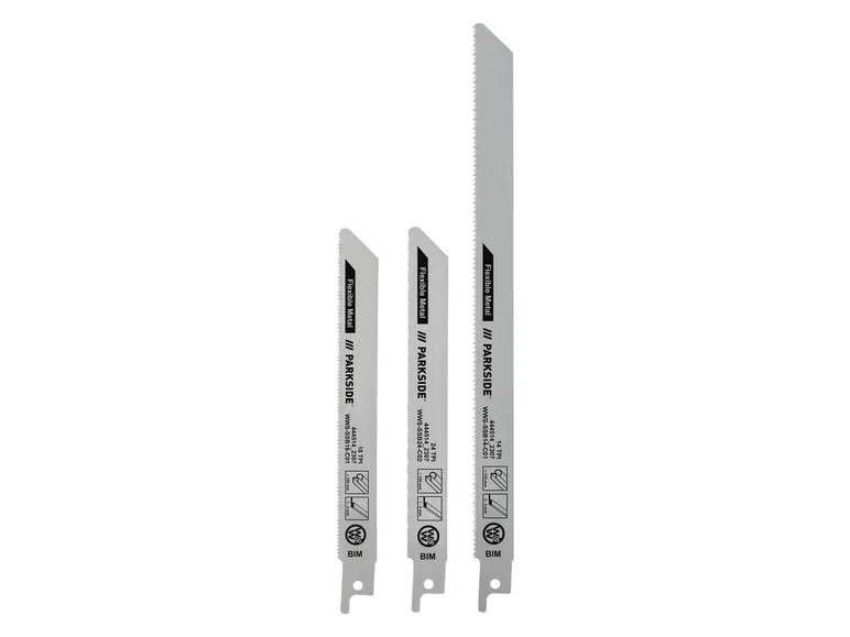 PARKSIDE® Set de lame de scie sabre. 3 pièces