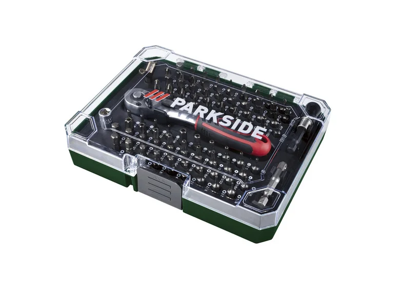 PARKSIDE® Set d'embouts et cliquet. 81 pièces