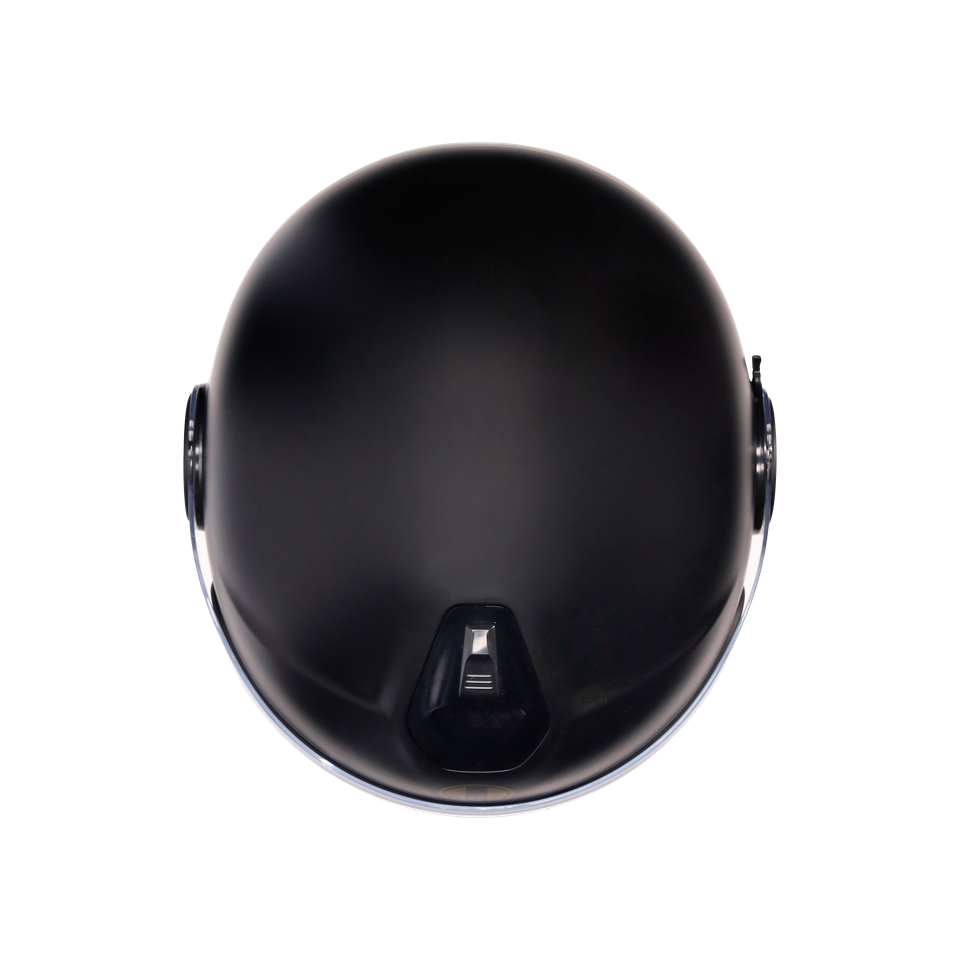 ETERES PONZA MATT BLACK/GOLD - MOTORBIKE OPEN FACE HELMET E2206