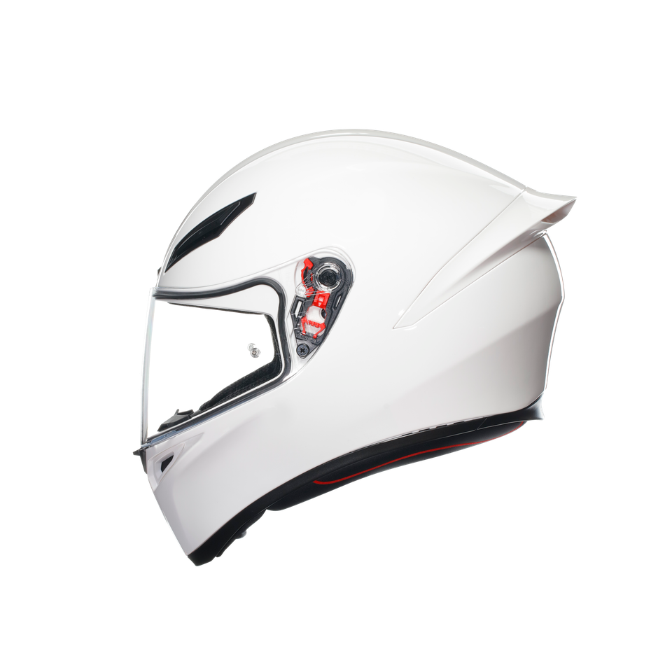 K1 S WHITE - MOTORBIKE FULL FACE HELMET E2206