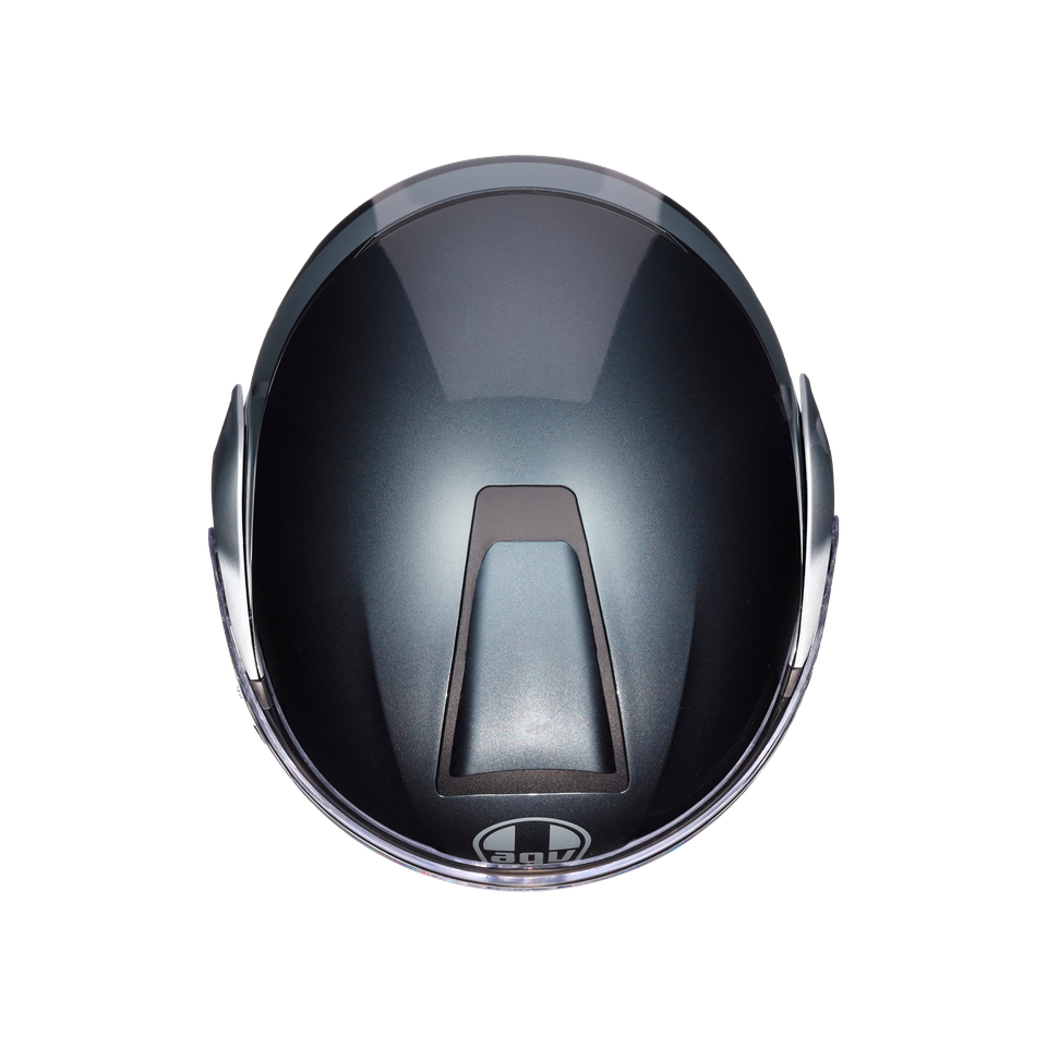 STREETMODULAR LEVICO GREY/SILVER - MOTORBIKE FLIP UP HELMET E2206