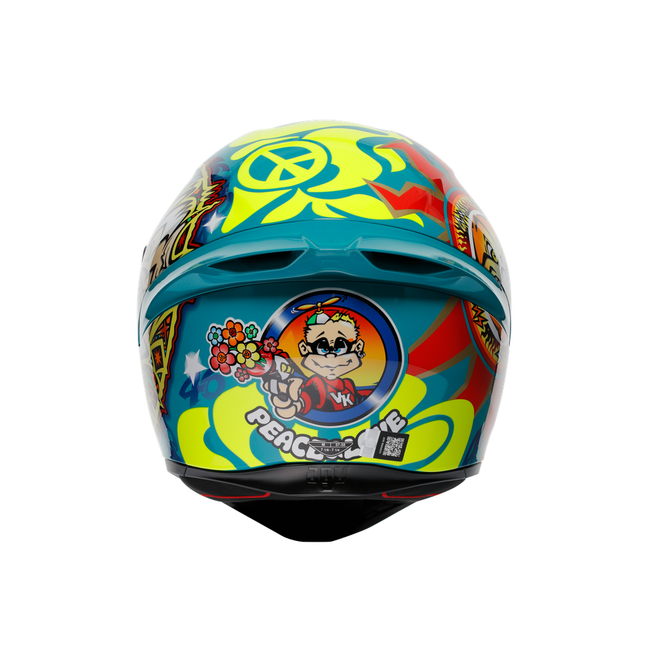 K1 S ROSSI MUGELLO 1999 - MOTORBIKE FULL FACE HELMET E2206