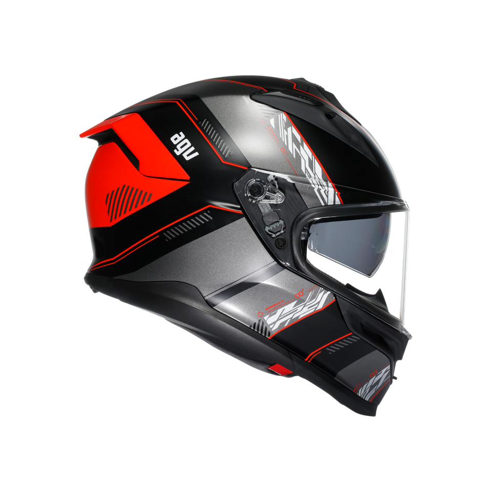 K7 AGV E2206 MPLK - KYBER MATT BLACK/RED