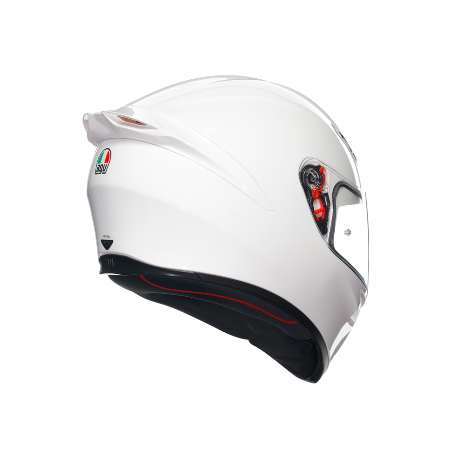 K1 S WHITE - MOTORBIKE FULL FACE HELMET E2206