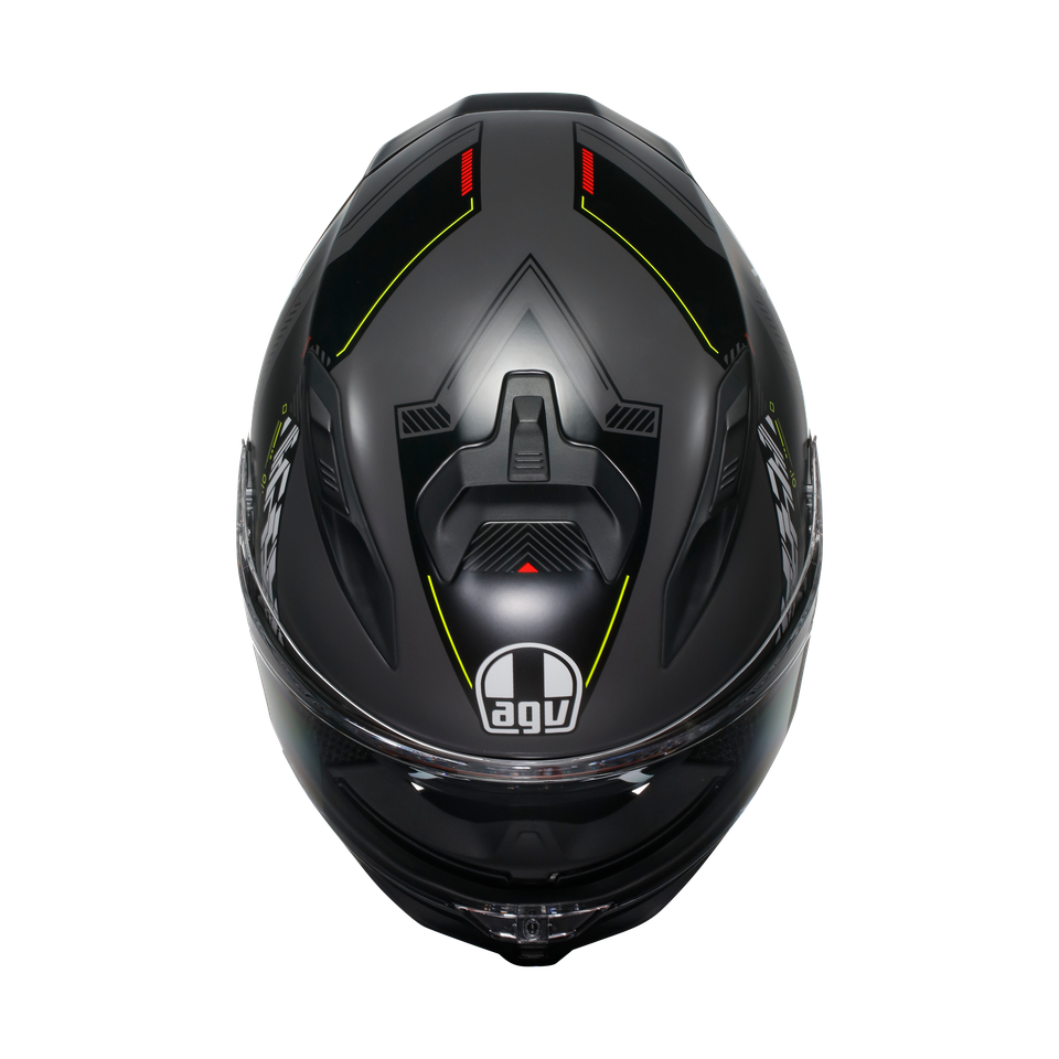 K7 AGV E2206 MPLK - KYBER MATT GREY/YELLOW FLUO