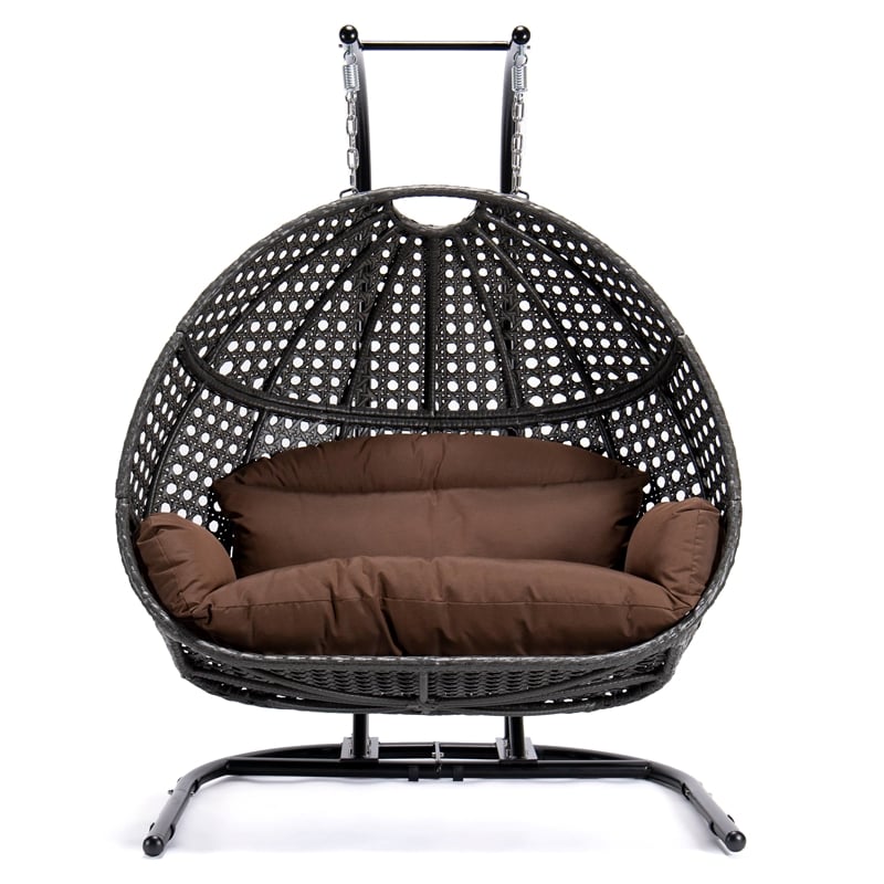🔥2-Person Wicker Hanging Swing Chair