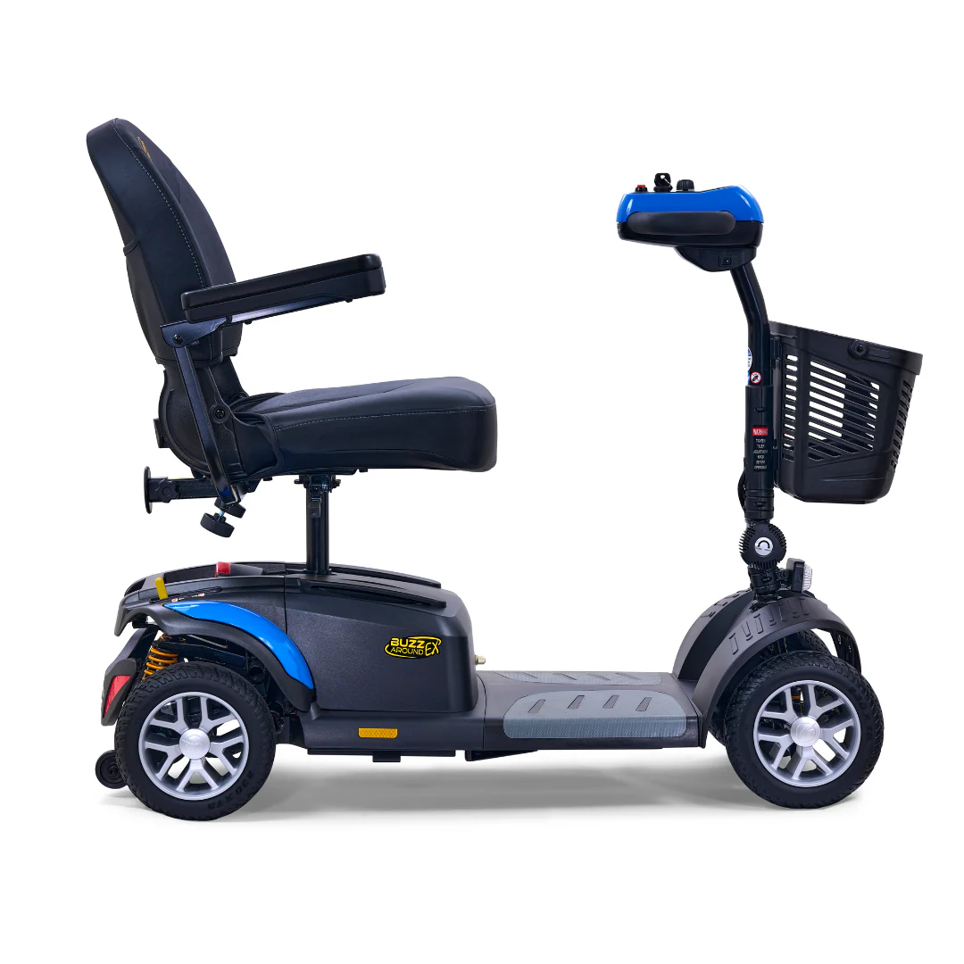 Golden Technologies BuzzAround EX Extreme 4-Wheel Heavy Duty Long Range Travel Scooter