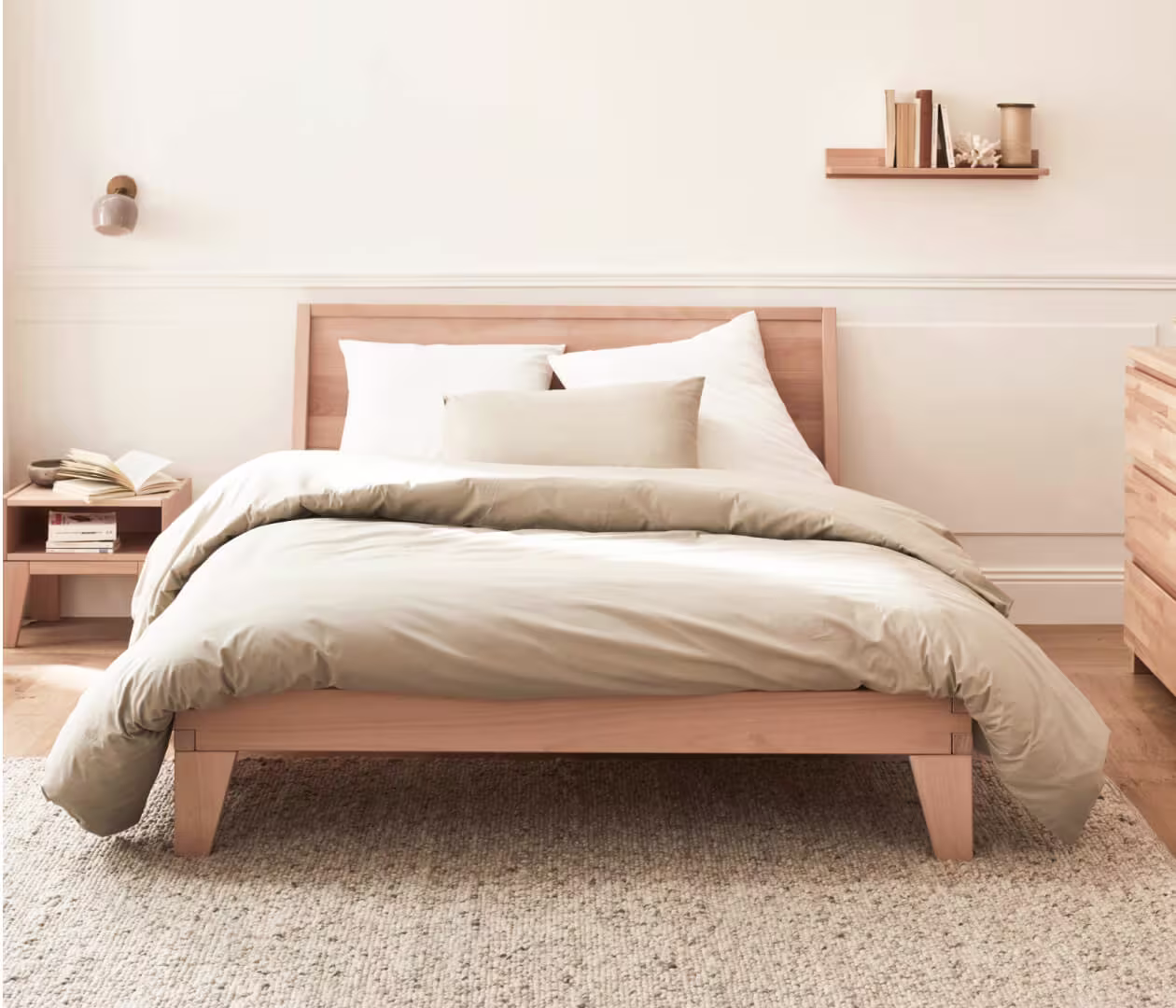 NOVA solid wood bed base