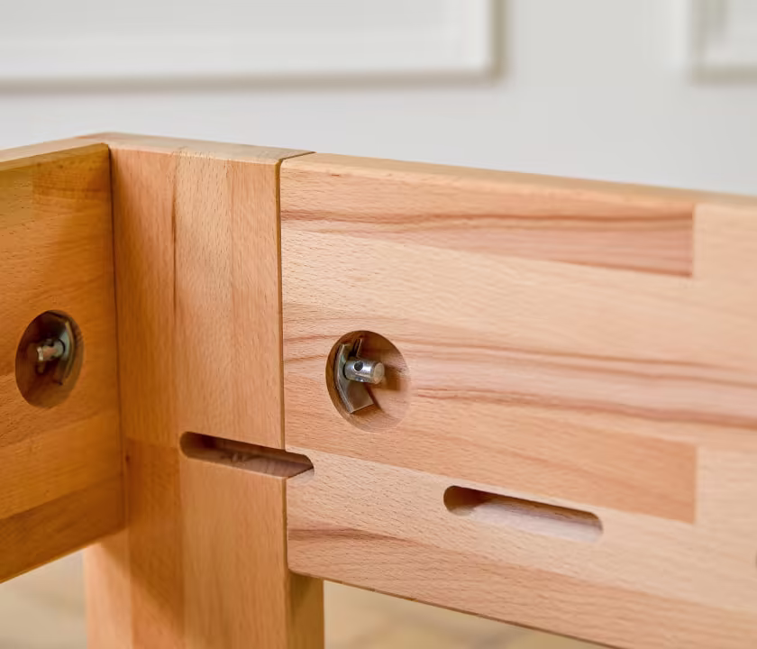 AVA solid wood bed base