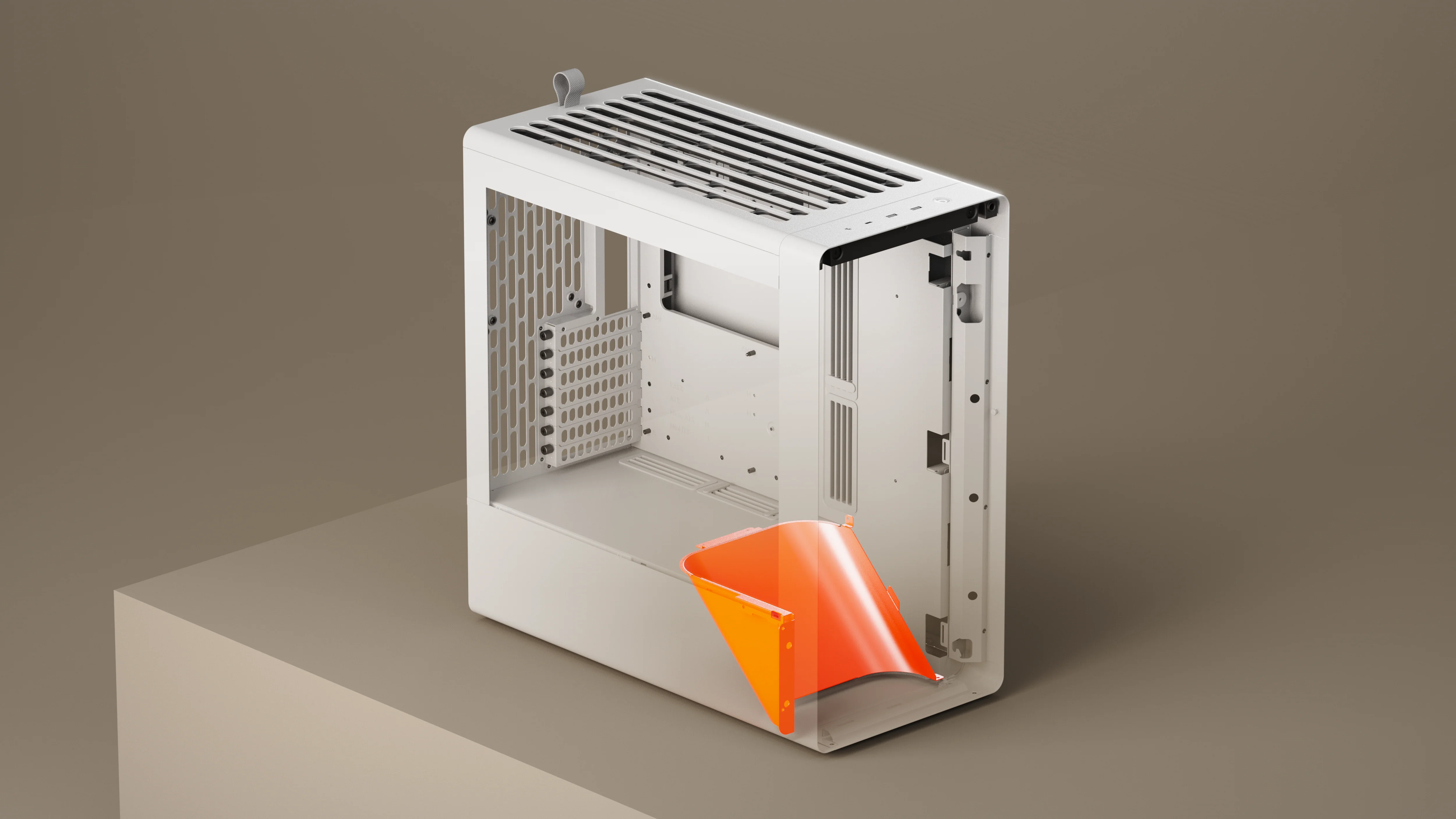 HAVN BF 360 – White Mid Tower kabinet med høj airflow og minimalistisk design