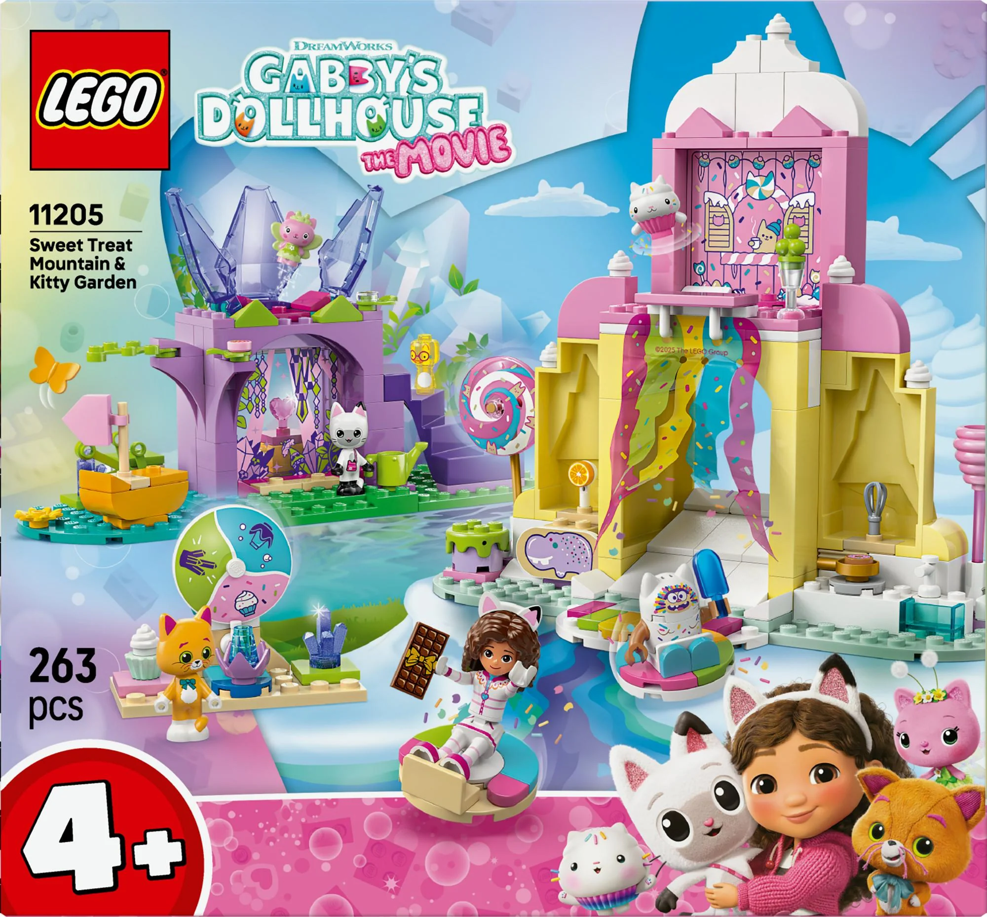 LEGO - Gabby's Dollhouse - Sweet Treat Mountain & Kitty Garden (11205)