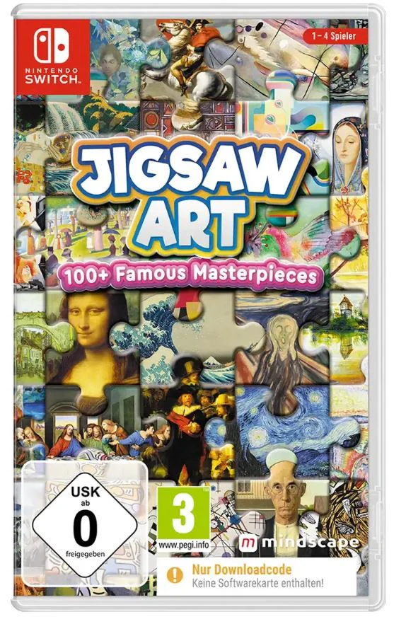 Jigsaw Art: 100+ Famous Masterpieces (Code in Box) (Nintendo Switch)
