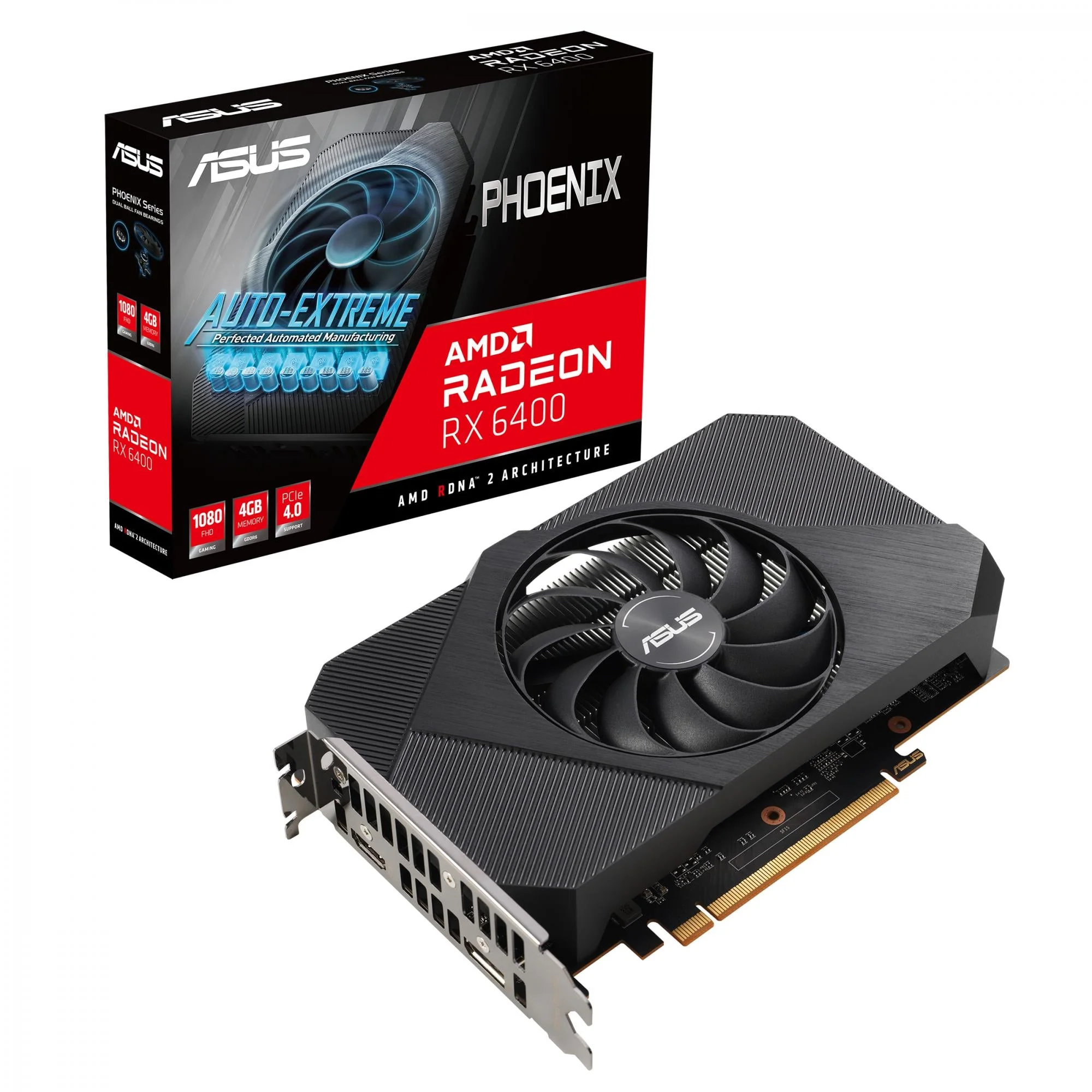 ASUS Radeon RX 6400 4GB PHOENIX