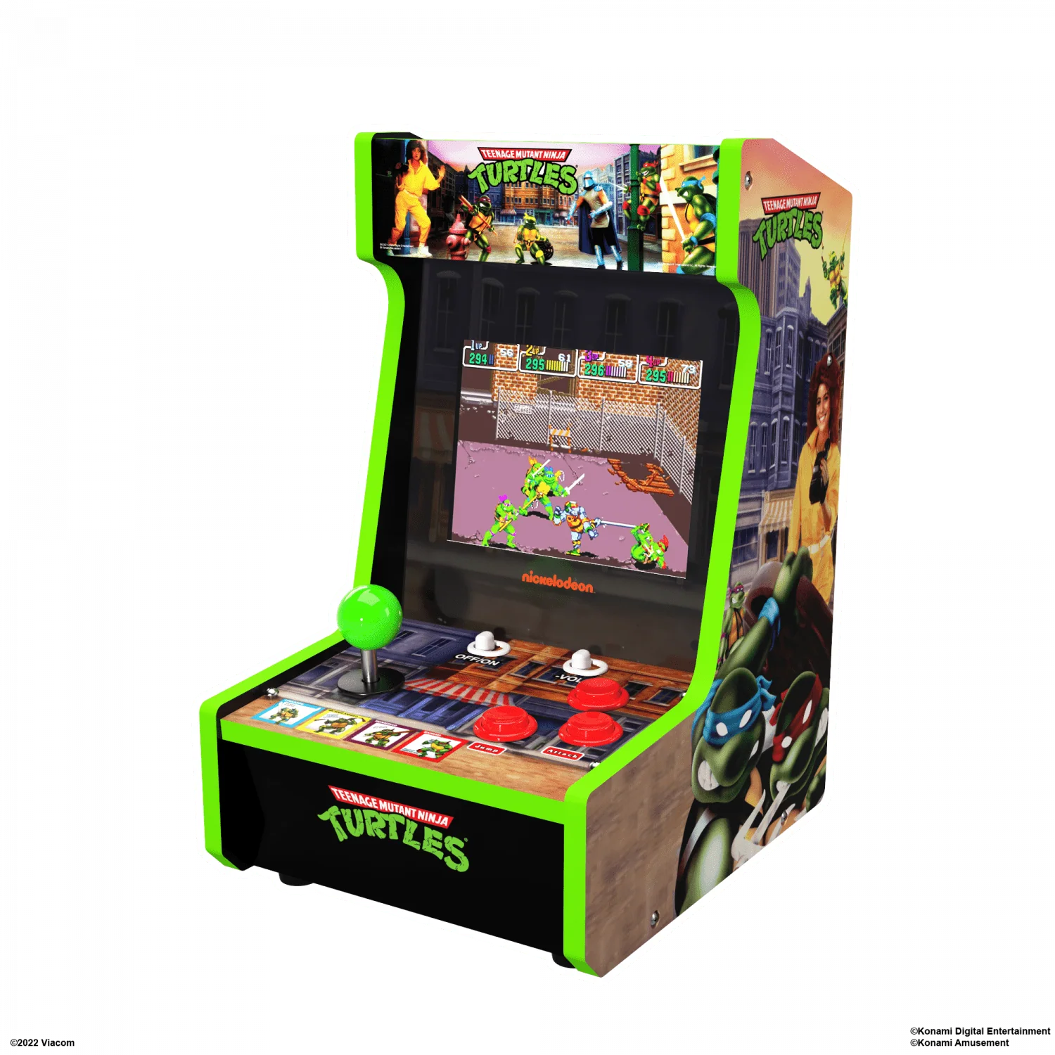 ARCADE 1 UP TEENAGE MUTANT NINJA TURTLES COUNTERCADE