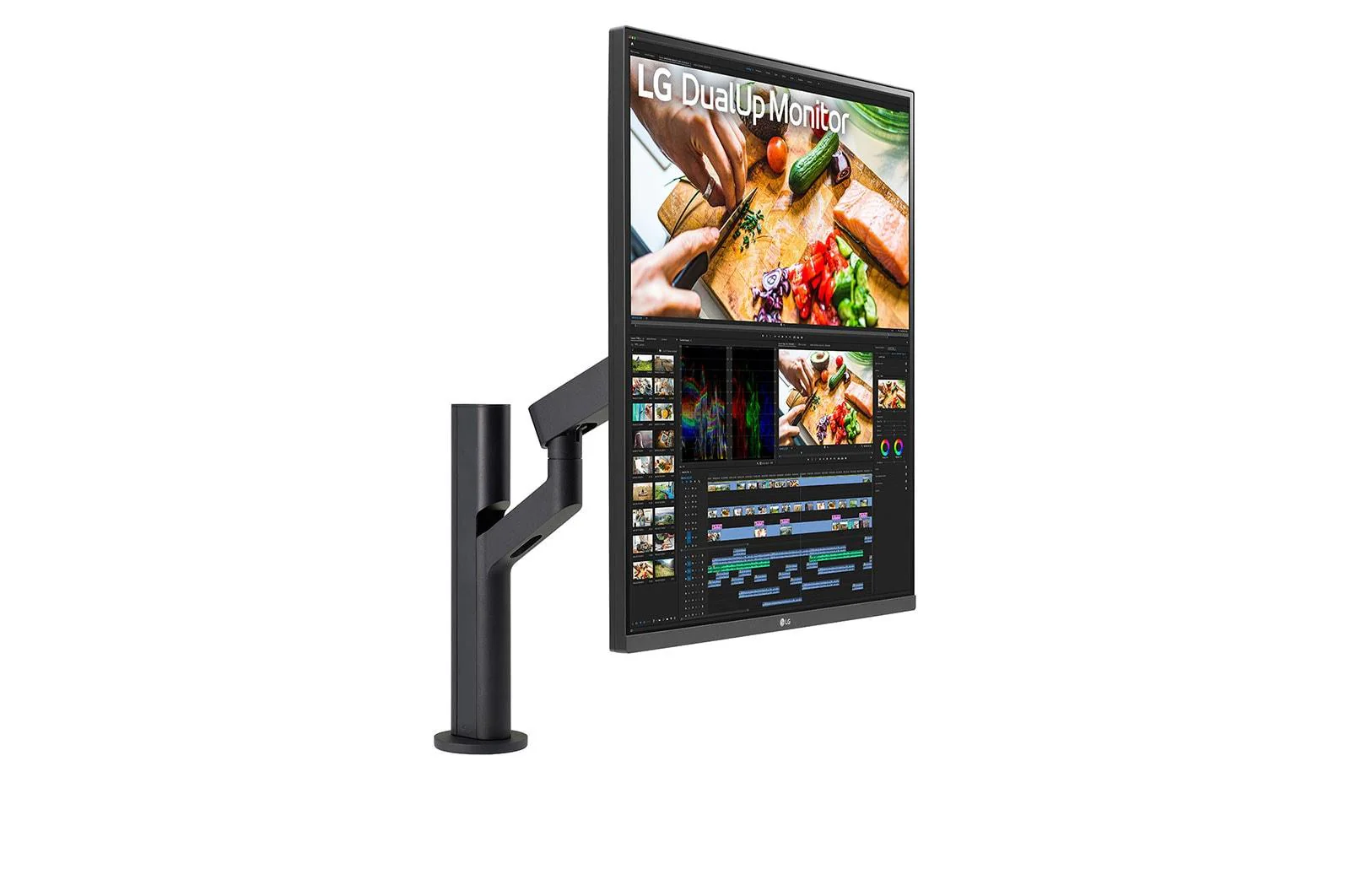LG DualUp Ergo 28MQ780-B 28 2560 x 2880 HDMI DisplayPort USB-C 60Hz Forlæng Træk tilbage  Dockingskærm