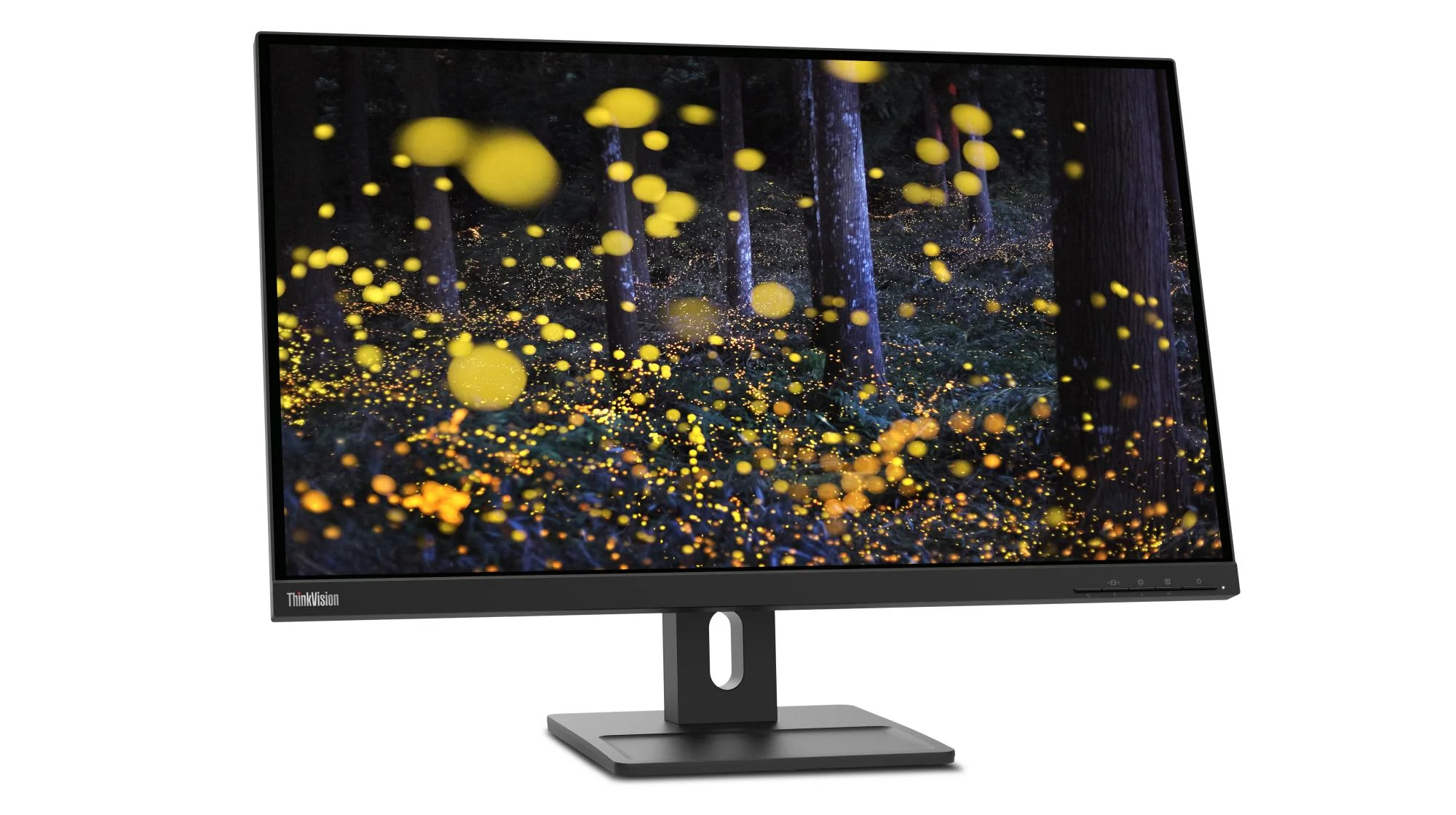 Lenovo ThinkVision E27q-20 27 2560 x 1440 (2K) HDMI DisplayPort 75Hz Pivot Skærm