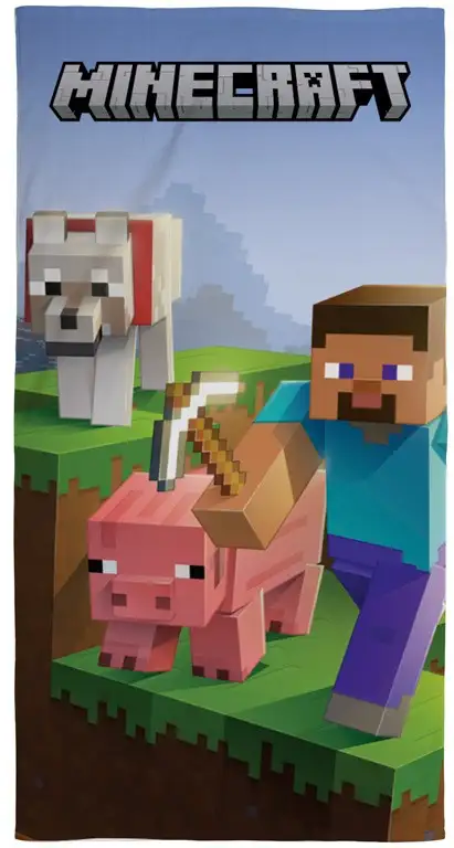 Minecraft Badetuch 70 x 140 cm