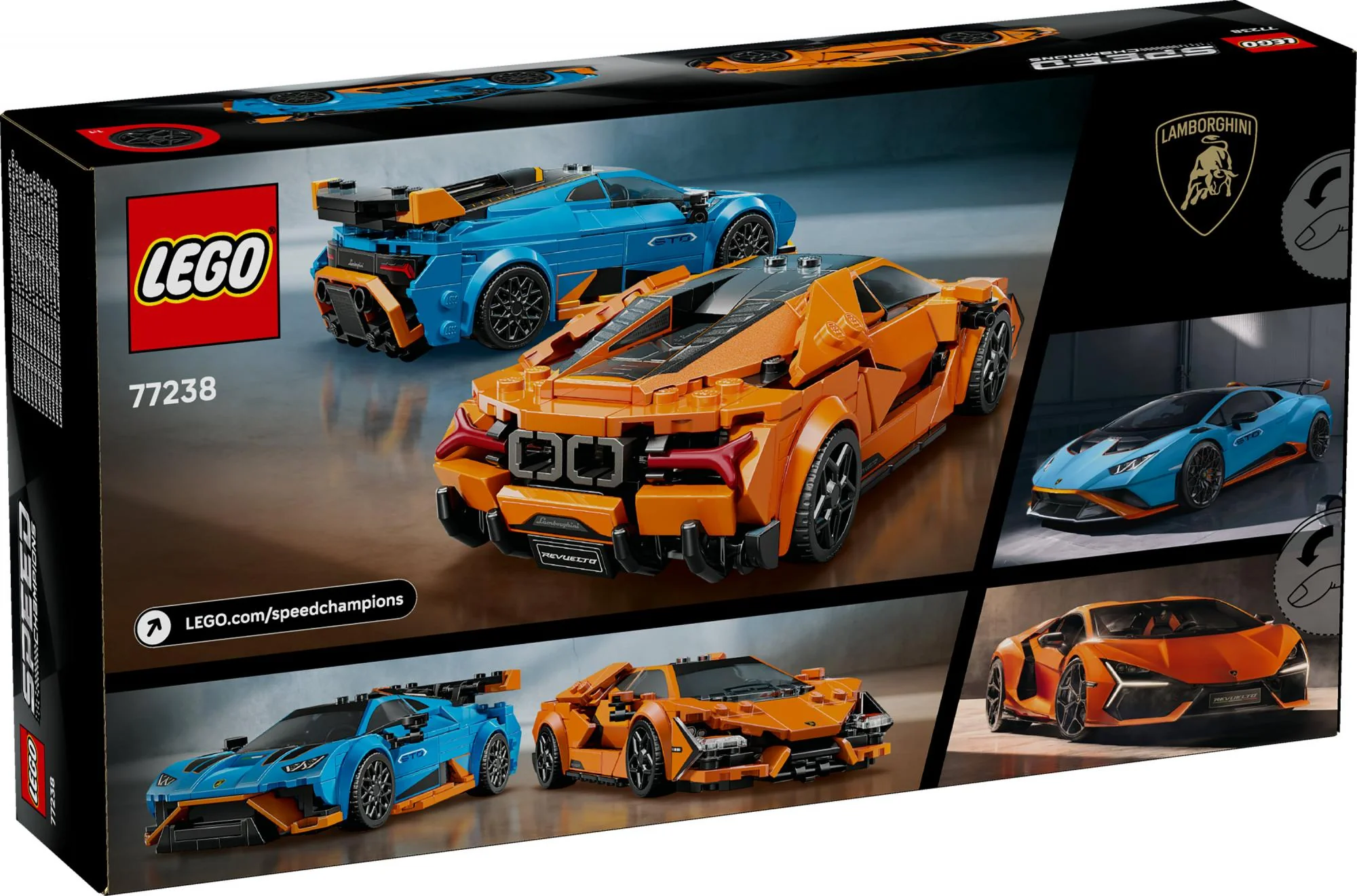 LEGO Speed Champions – Lamborghini Revuelto & Huracán STO