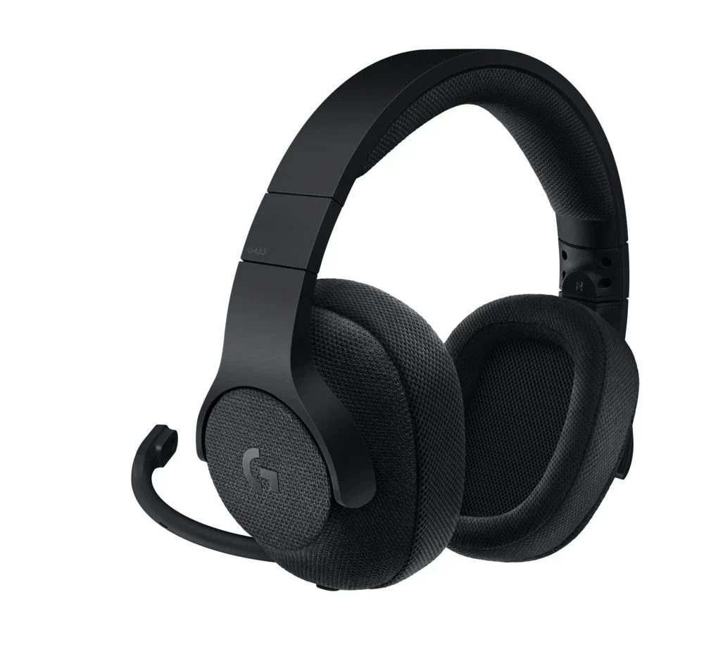 Logitech - G433 7.1 Surround Gaming Headset Schwarz