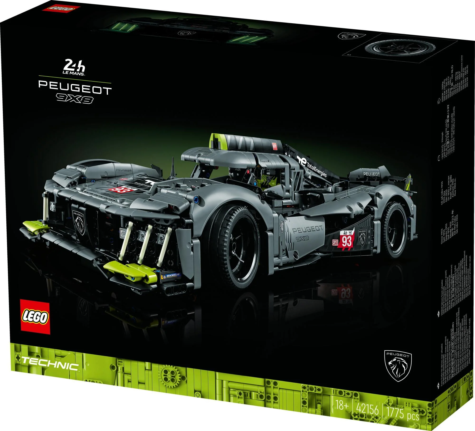 LEGO Technic – PEUGEOT 9X8 24H Le Mans Hybrid Hypercar