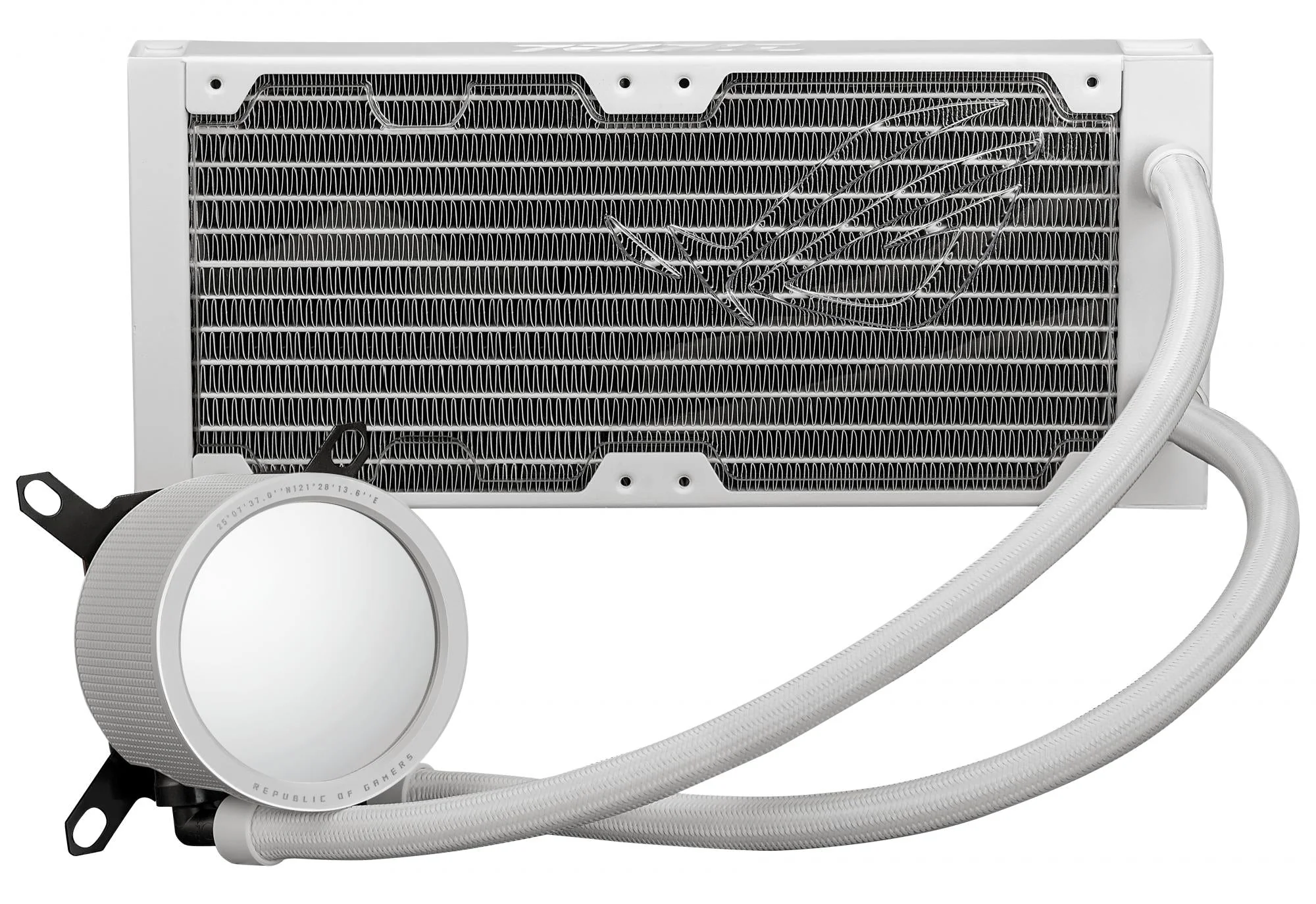 ASUS ROG RYUO III 240 ARGB WHITE Ed 240mm All-In-One CPU Liquid Cooler with Anime Matrix LED Display