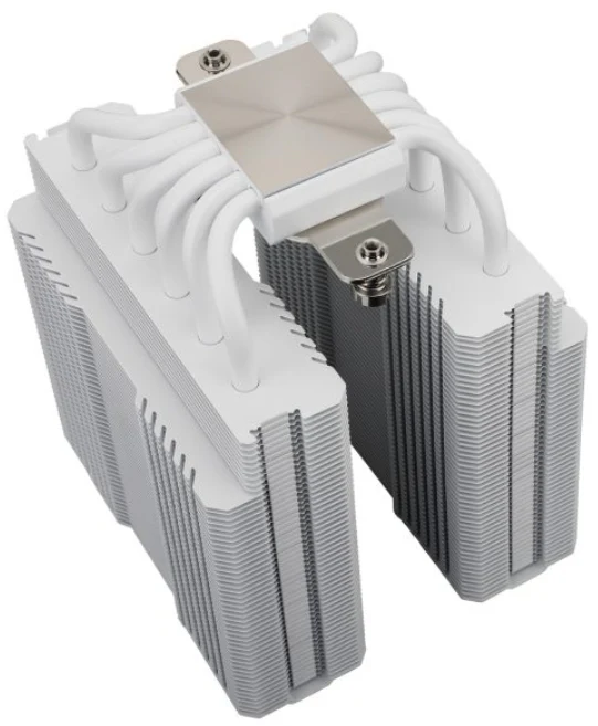 Thermalright Peerless Assasin 120 White ARGB - CPU cooler. dual tower. full white with top plate and ARGB fan