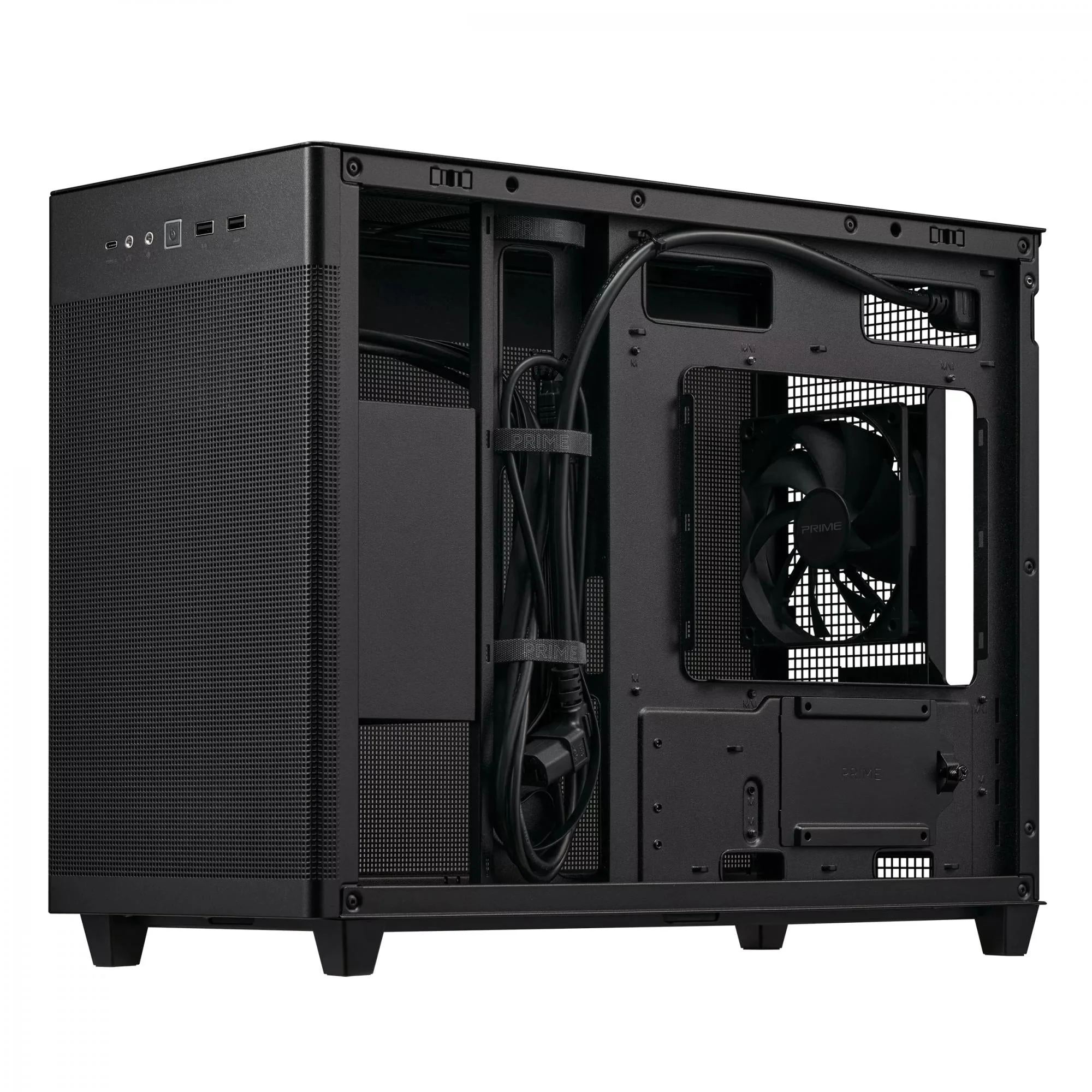 ASUS Prime AP201 TG MicroATX/MiniITX CASE Black Edition