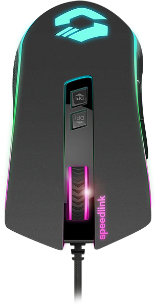SpeedLink ORIOS RGB Gaming-Maus / Schwarz
