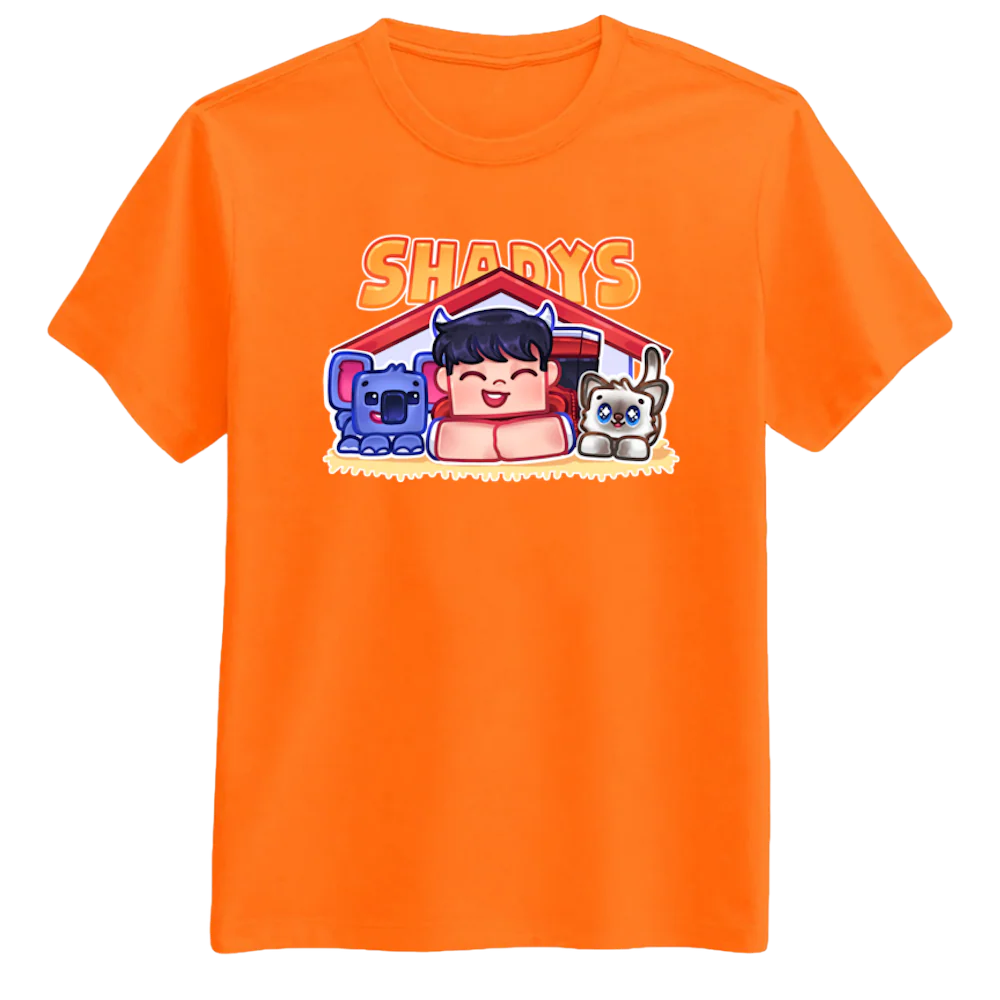 Shadys Kæledyr Tee - Orange