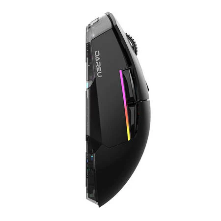Trådløs gaming mouse + charging dock Dareu A955 RGB 400-12000 DPI (sort)