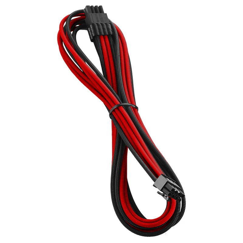 CableMod RT-Series PRO ModMesh 8-Pin PCIe-Kabel für ASUS/Seasonic (600 mm) – schwarz/rot