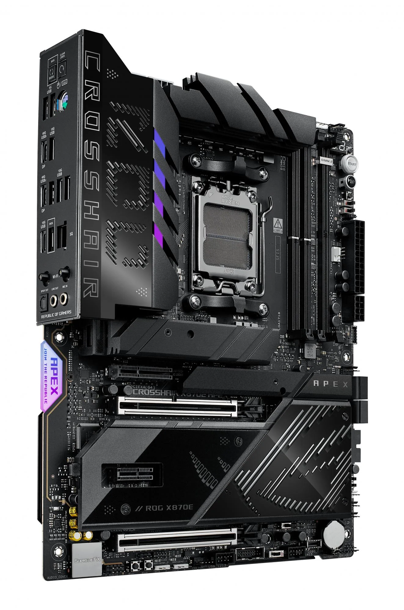 ASUS ROG CROSSHAIR X870E APEX (ATX. X870E. AM5. DDR5)