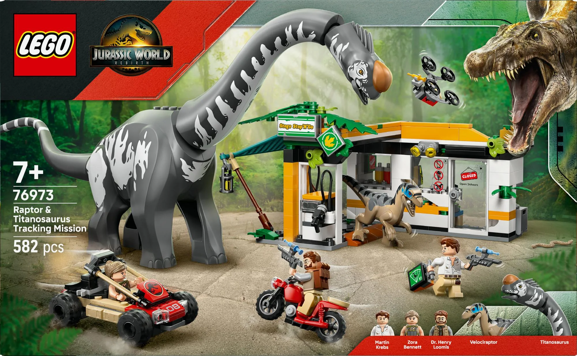 Lego - Raptor & Titanosaurus Tracking Mission (6526384)