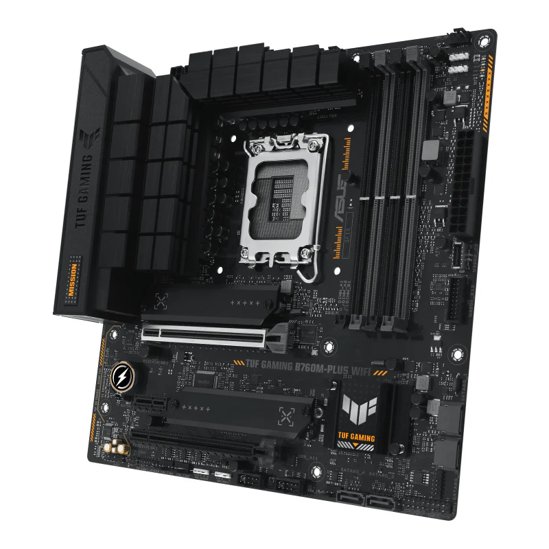 ASUS TUF GAMING B760M-PLUS WIFI (mATX. B760. LGA 1700. DDR5)