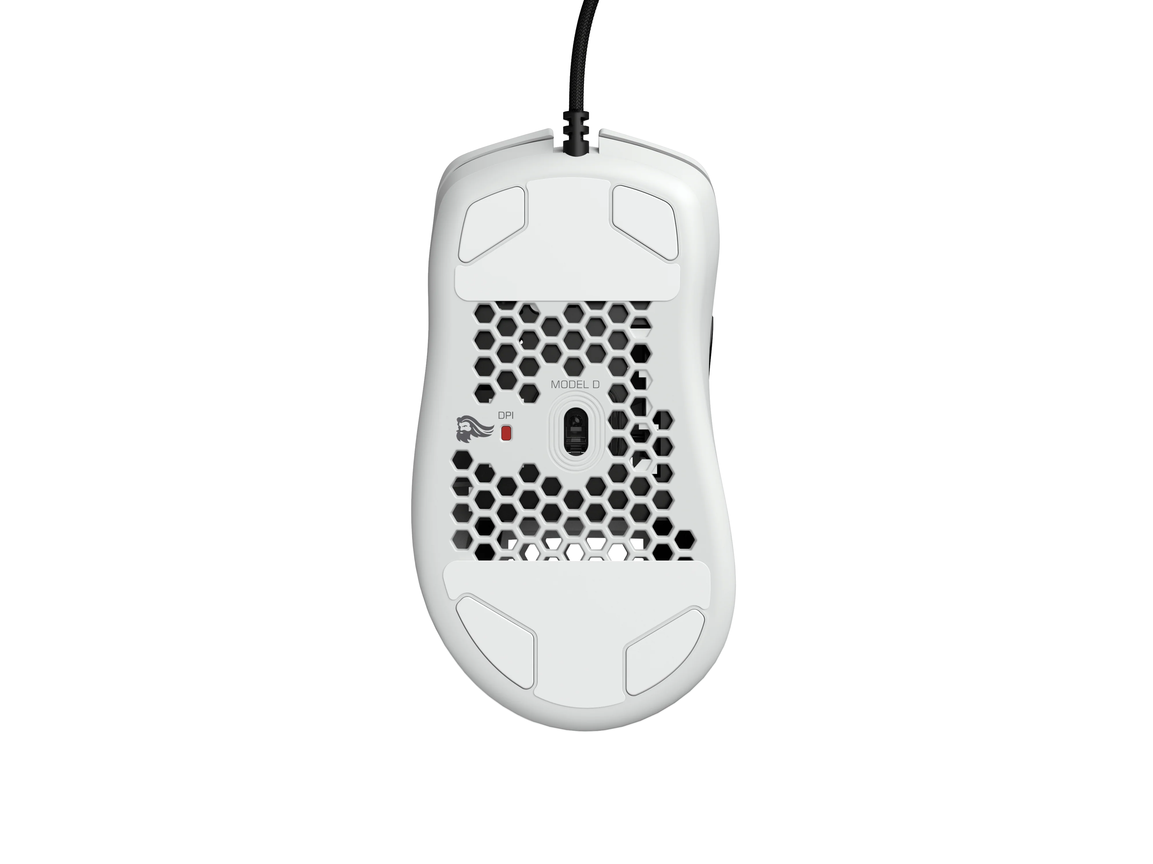 Glorious Model D Gaming-Maus – Weiß
