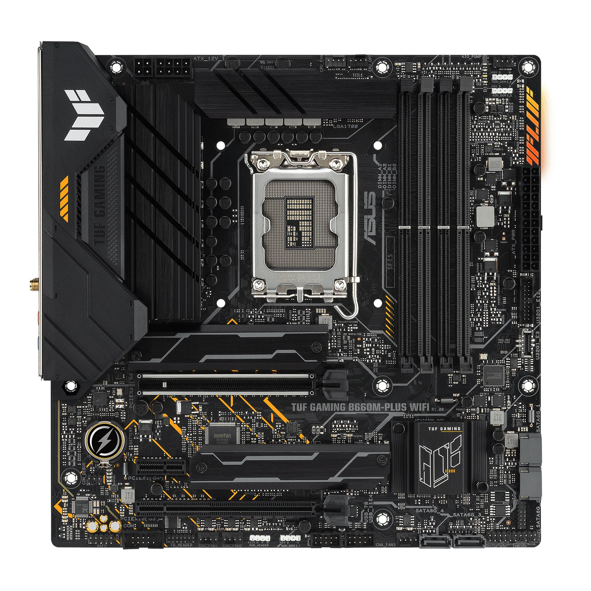 ASUS TUF GAMING B660M-PLUS WIFI (mATX. B660. LGA 1700. DDR5)