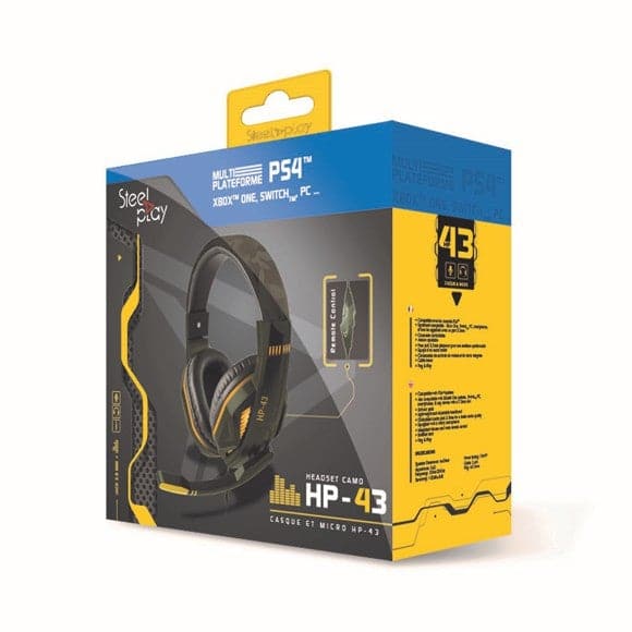 Steelplay Kabelgebundenes Gaming-Headset HP43 (MULTI)