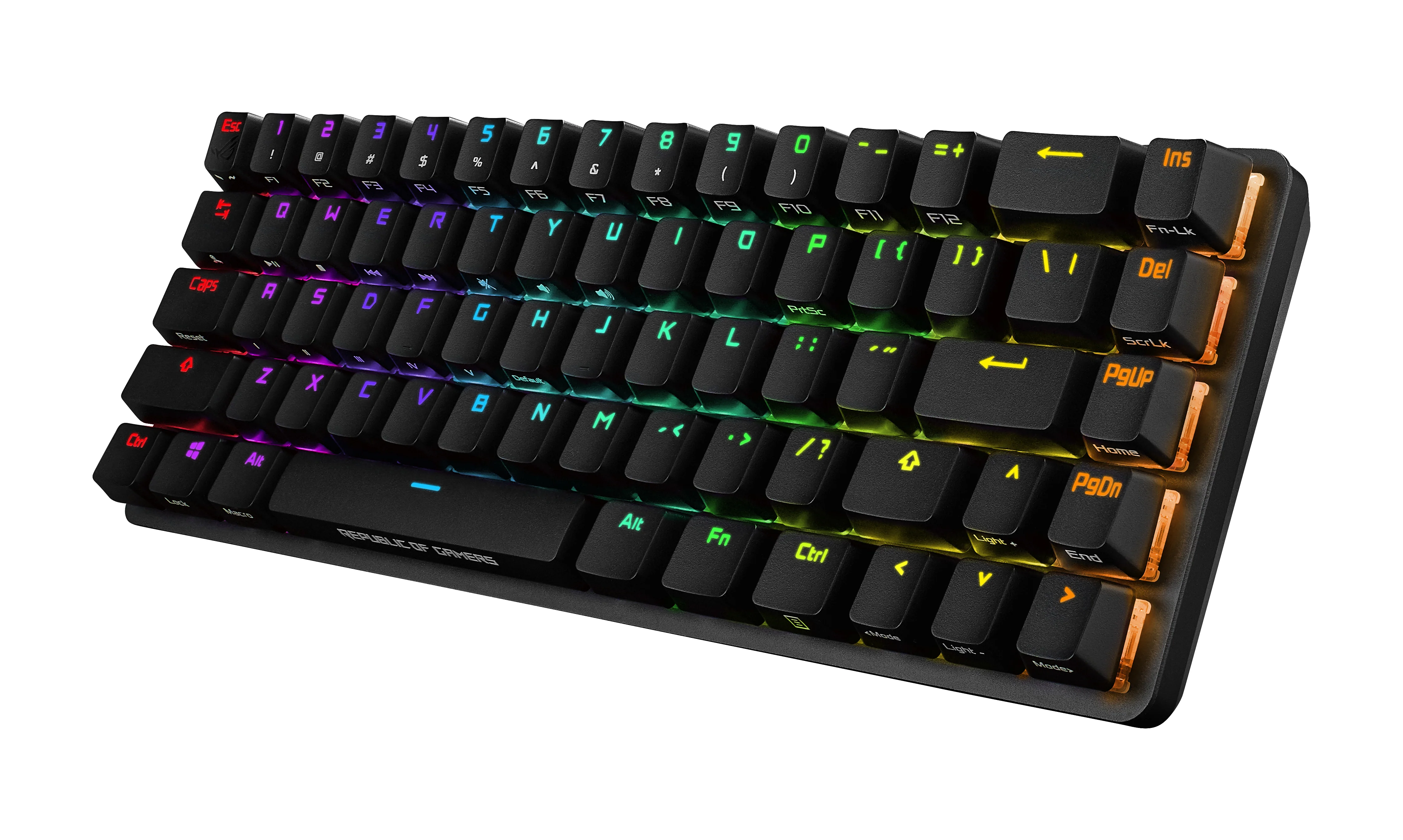 ASUS ROG FALCHION Kabellose mechanische RGB-Gaming-Tastatur mit 65 % Formfaktor (Cherry MX Red)