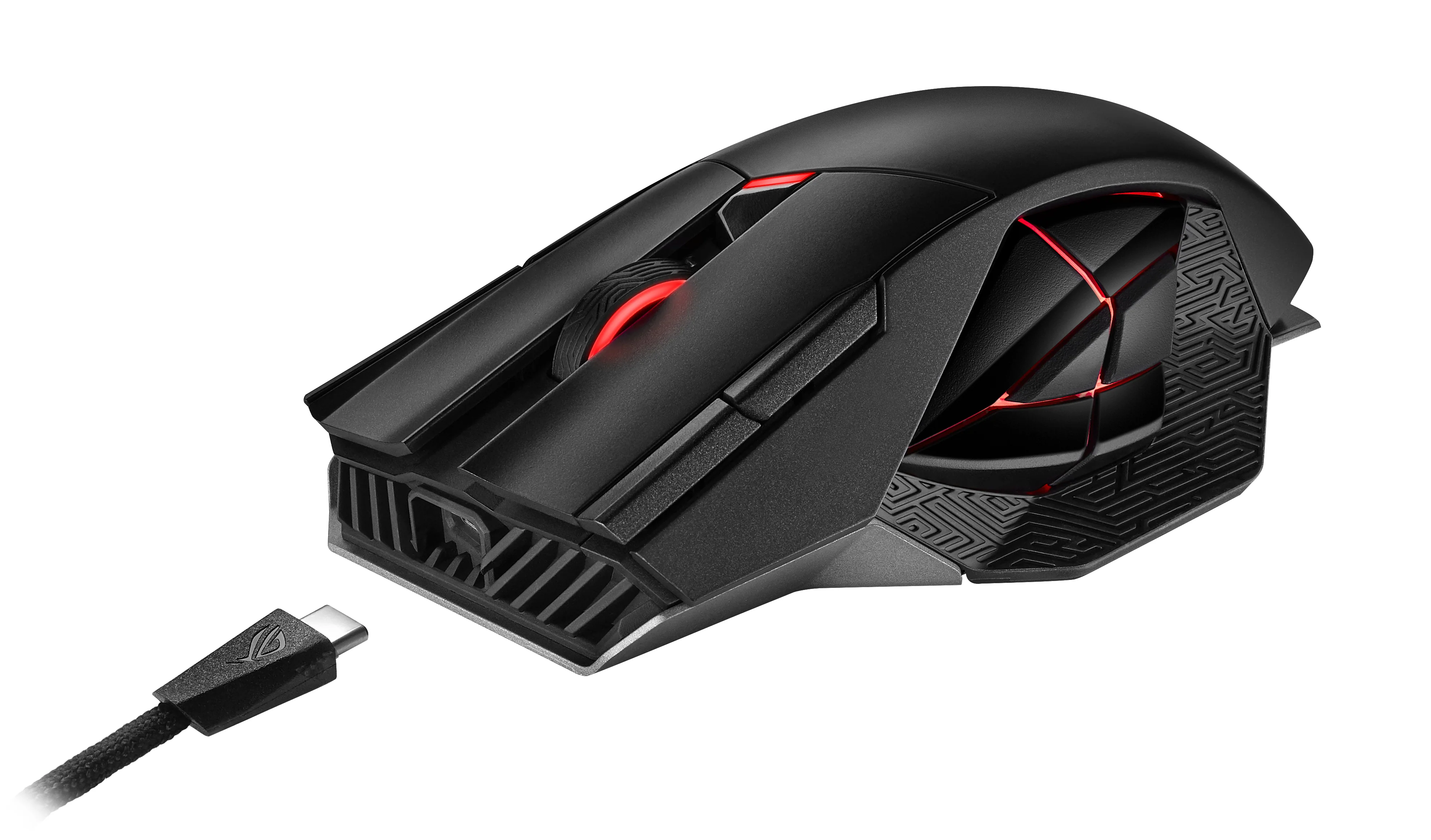 ASUS ROG Spatha X (P707) Kabellose Gaming-Maus. ergonomisches Design. 12 programmierbare Tasten. 19.000 DPI