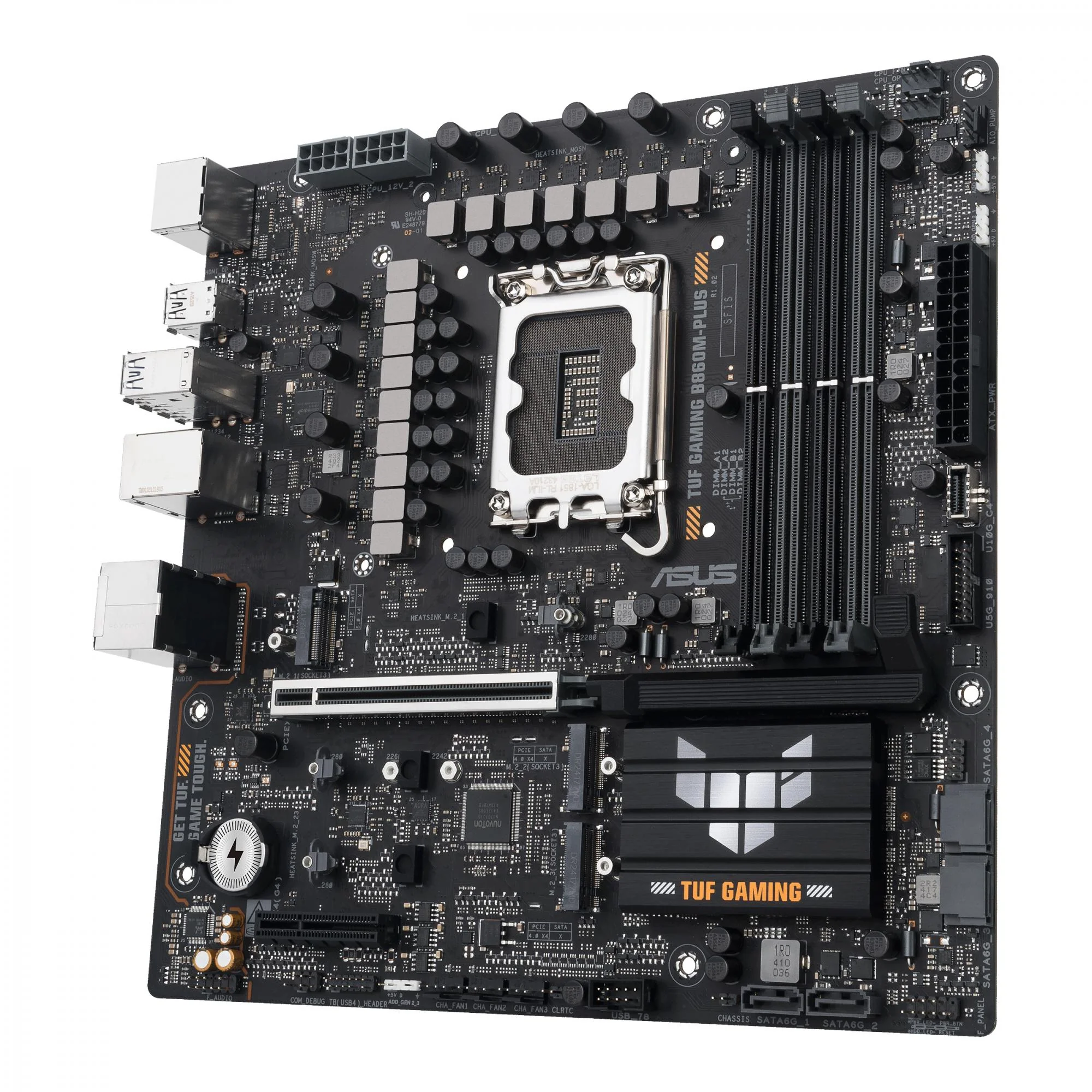 ASUS TUF GAMING B860M-PLUS (mATX. B860. LGA 1851. DDR5)