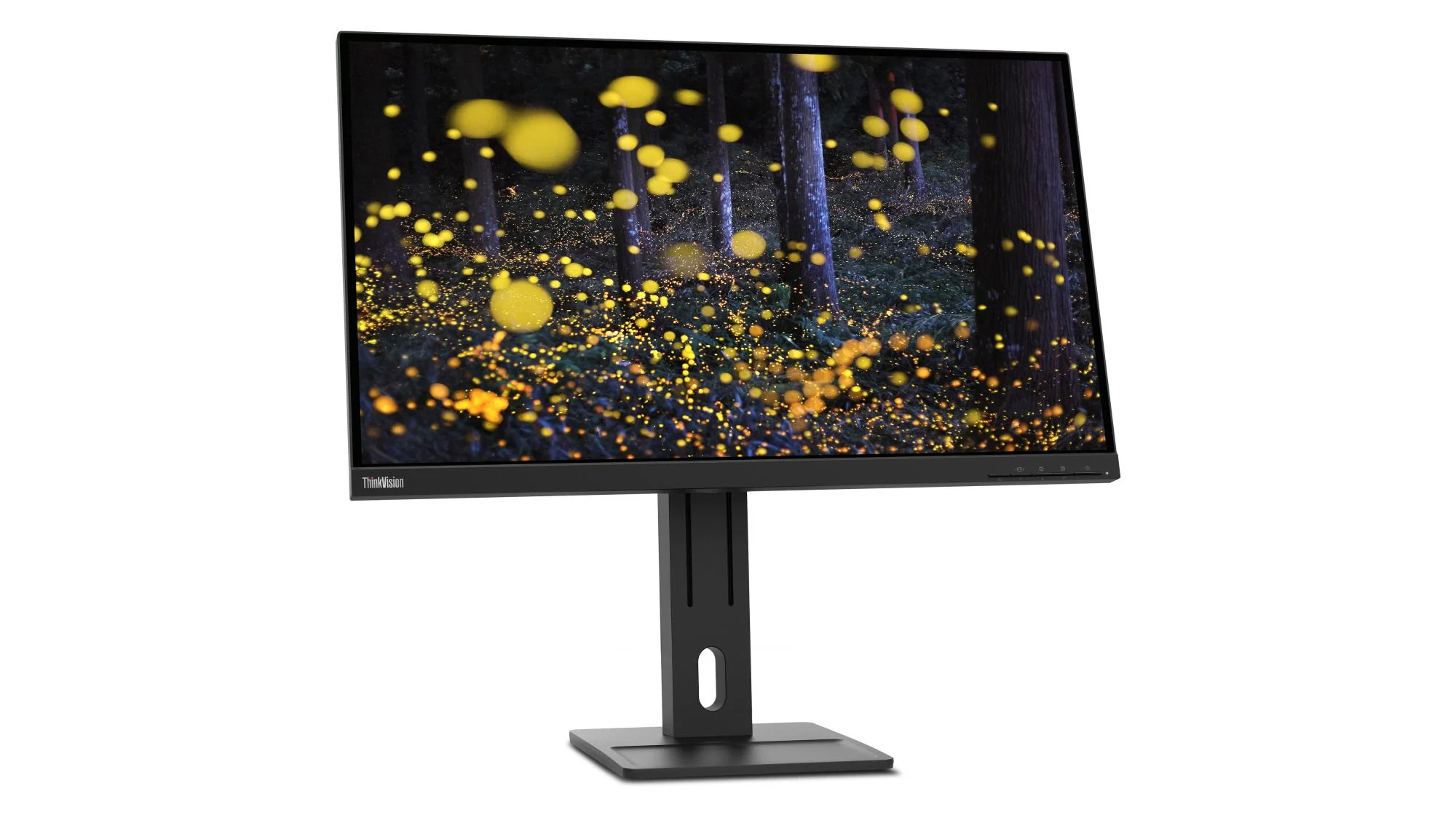 Lenovo ThinkVision E27q-20 27 2560 x 1440 (2K) HDMI DisplayPort 75Hz Pivot Skærm