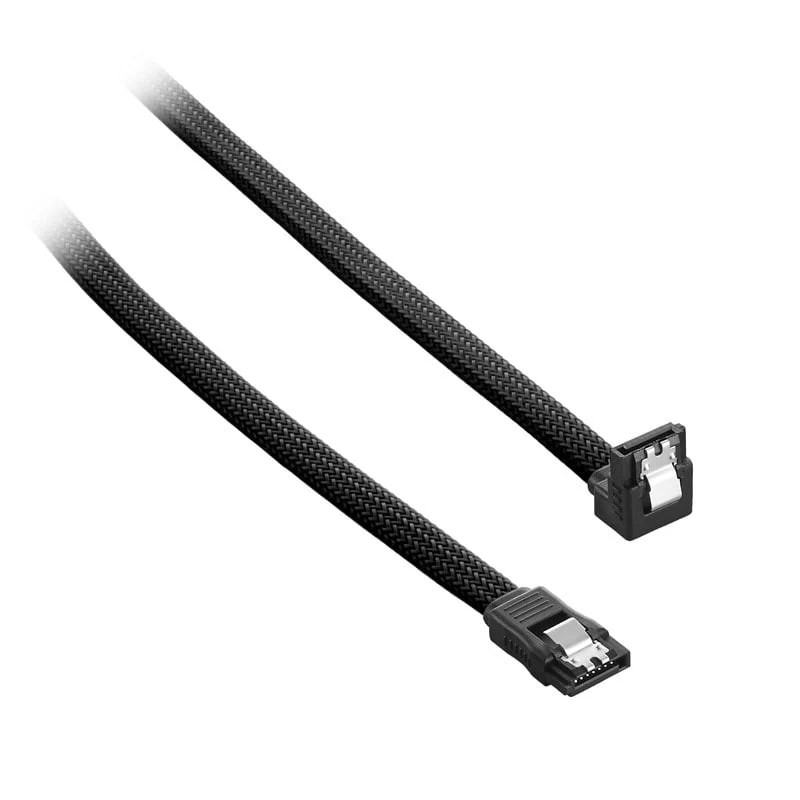 CableMod ModMesh rechtwinkliges SATA 3-Kabel 60 cm – schwarz