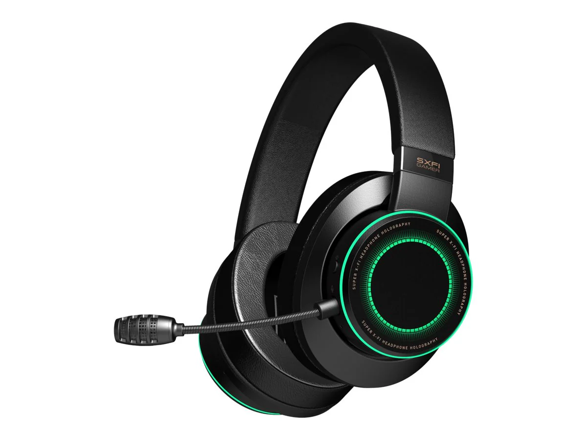 Creative - SXFI USB-C-Gaming-Headset. Schwarz