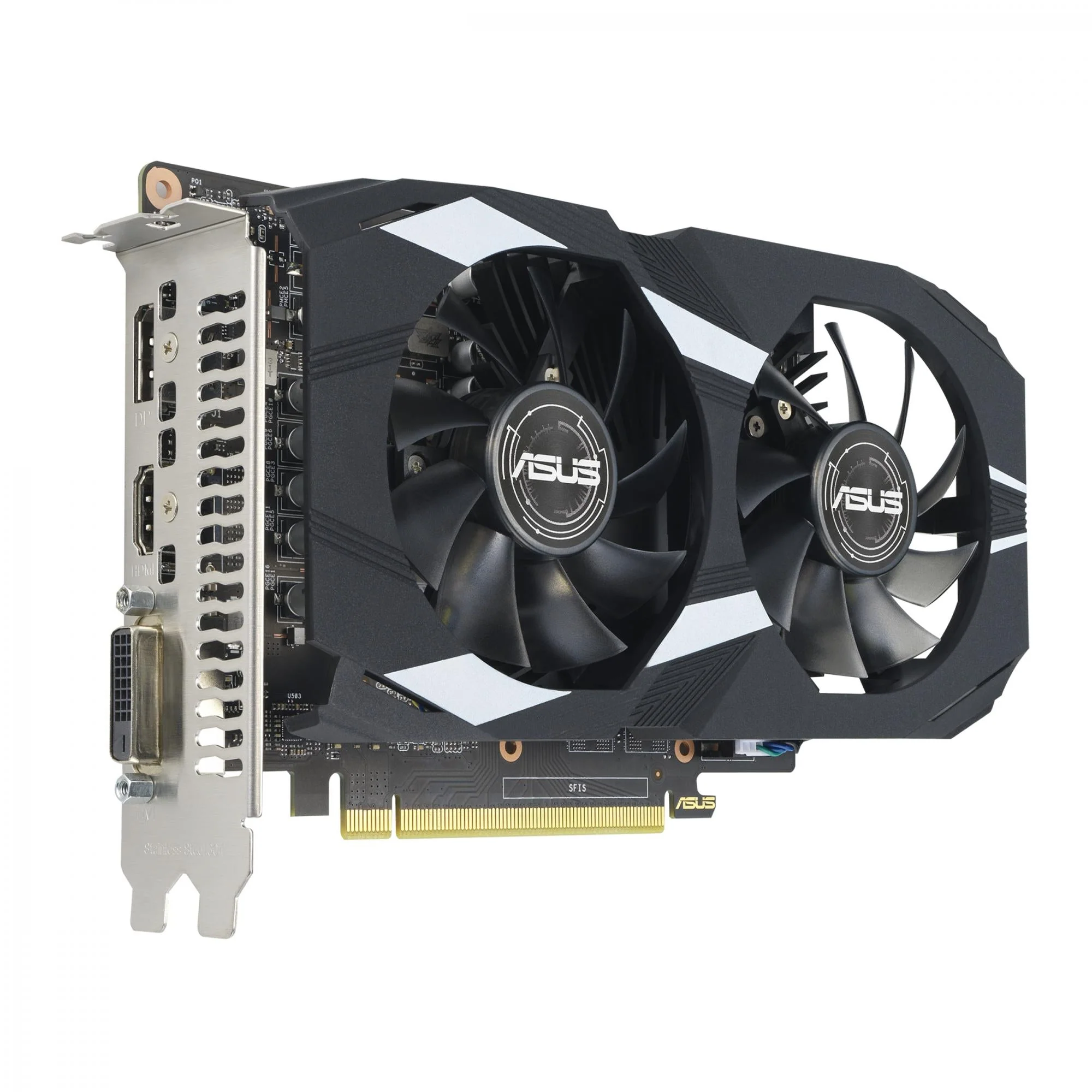 ASUS GeForce GTX 1650 EVO 4GB GDDR6 DUAL OC Edition with 6-pin Power connector