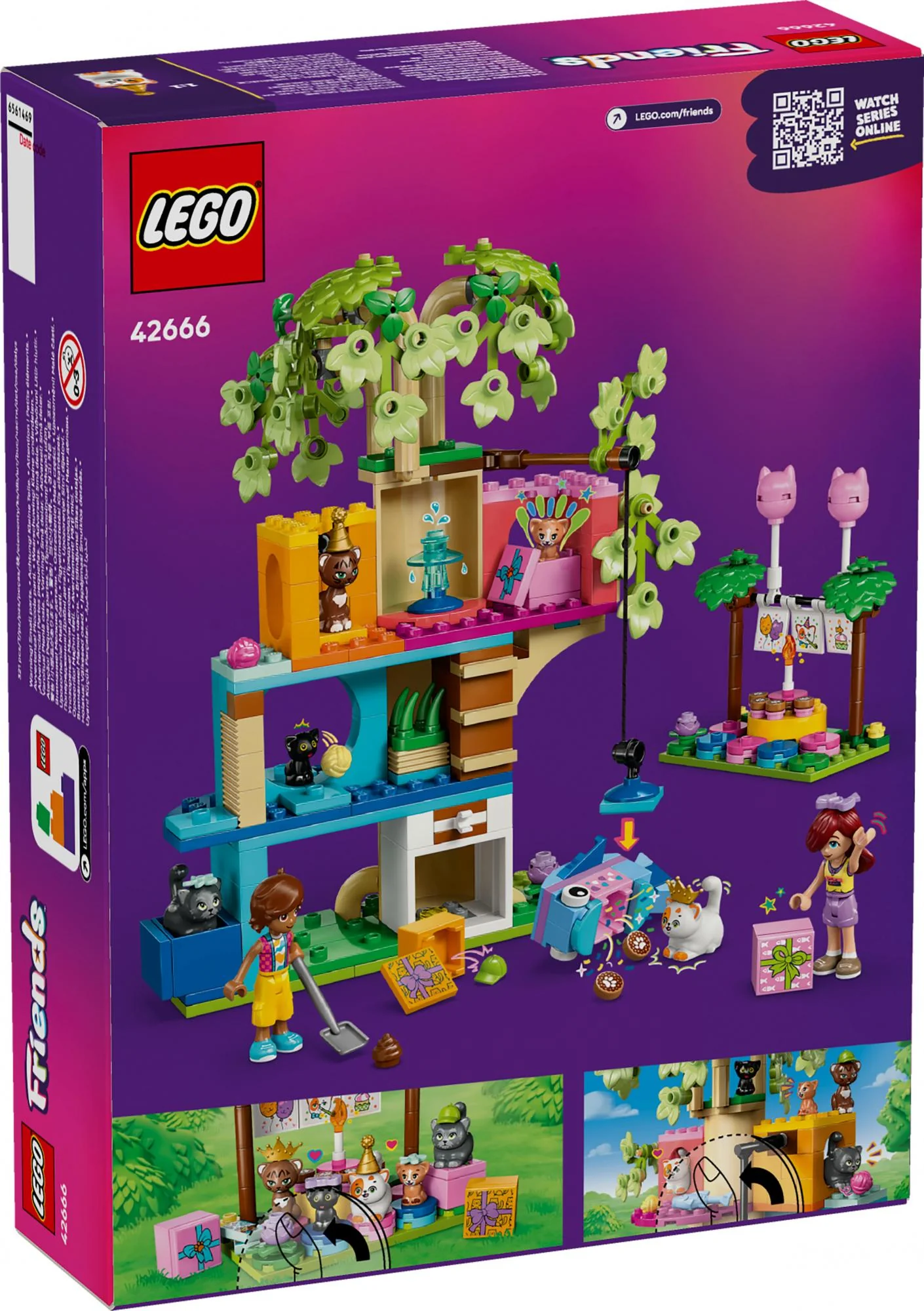 LEGO Friends – Kattefødselsdag og Træhus