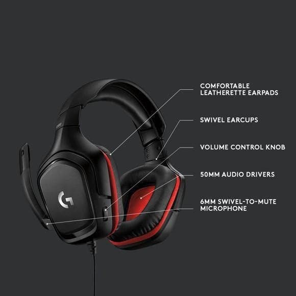 Logitech G332 Kabelgebundenes Gaming-Headset