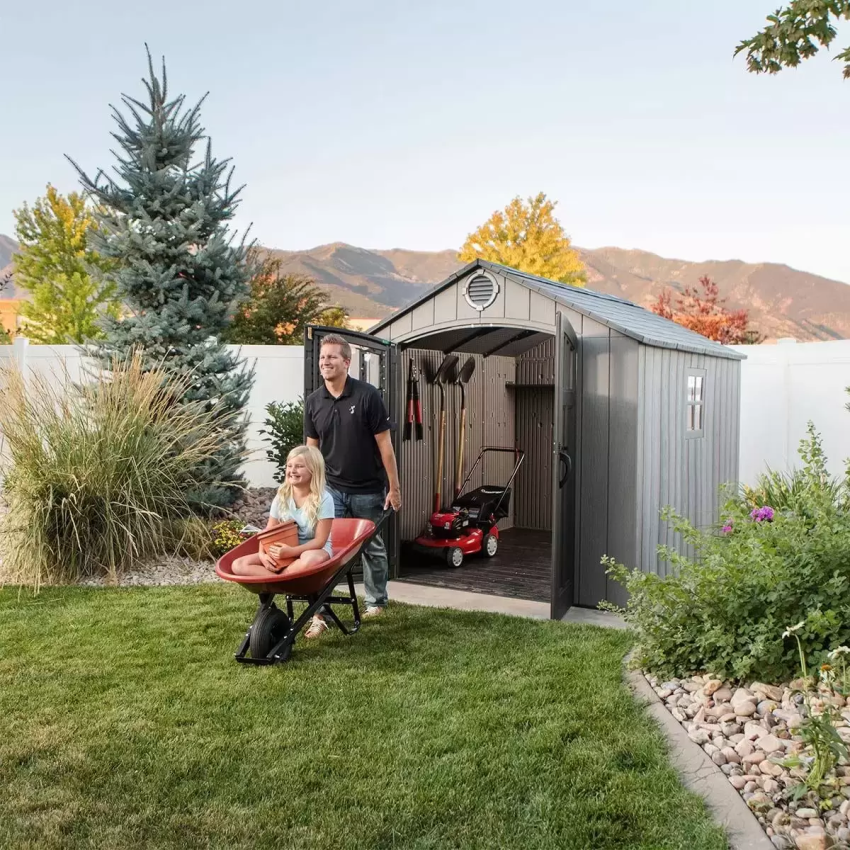 Lifetime 8 ft. x 10 ft. Outdoor Storage Shed