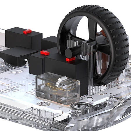 Trådløs gaming mouse + charging dock Dareu A955 RGB 400-12000 DPI (sort)