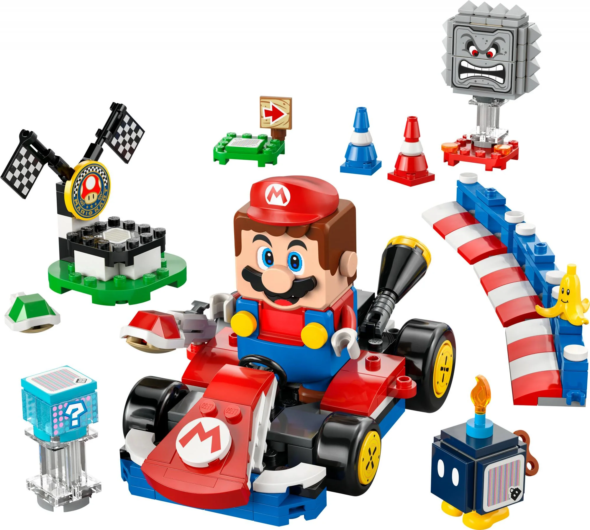 LEGO Super Mario – Mario Kart™: Interaktiv LEGO® Mario™ & Standard Kart