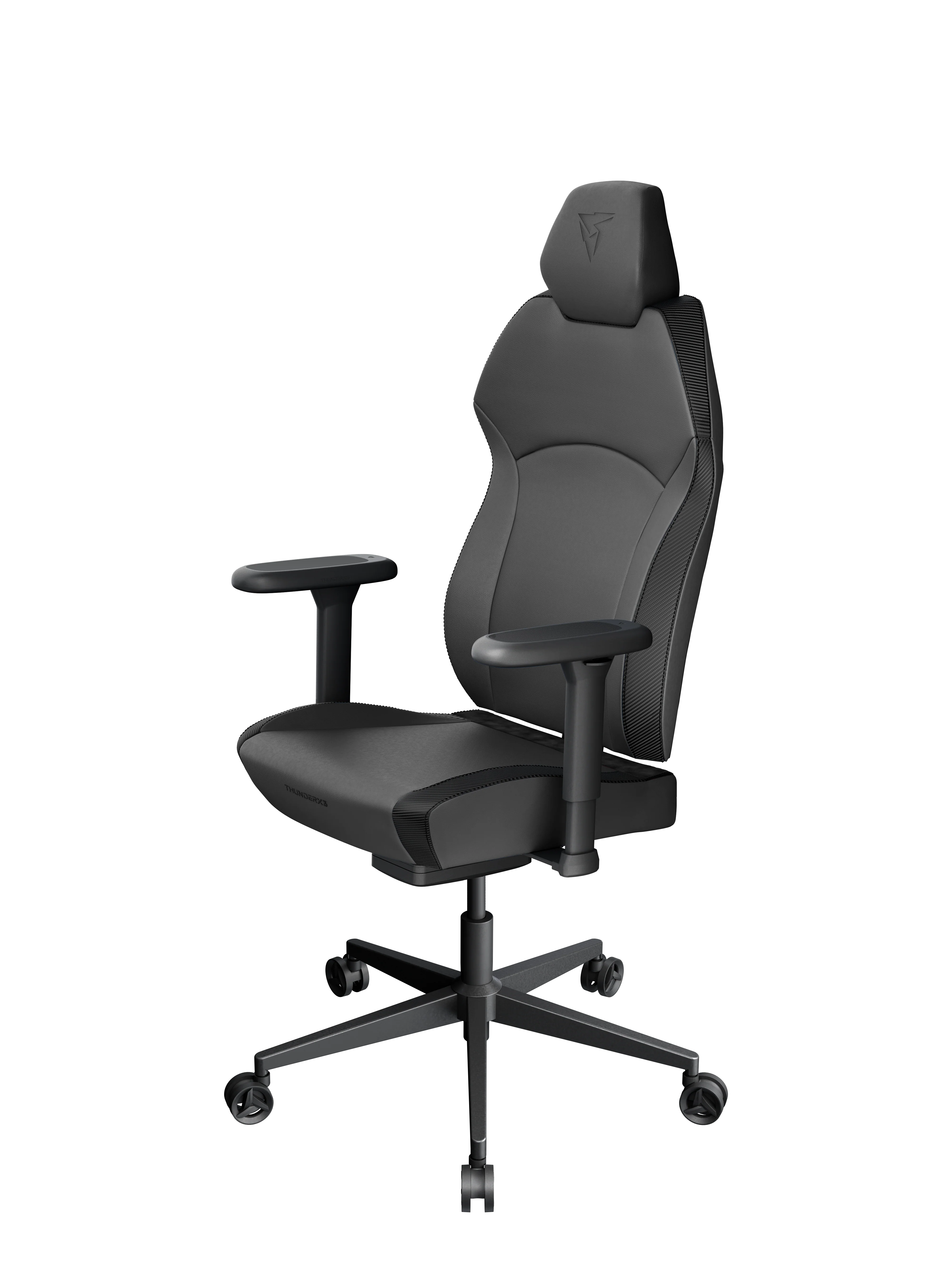 ThunderX3 TX3 SOLO – Modern Black Kontorstol med SYNC4 og 6D Justering (125 kg max)